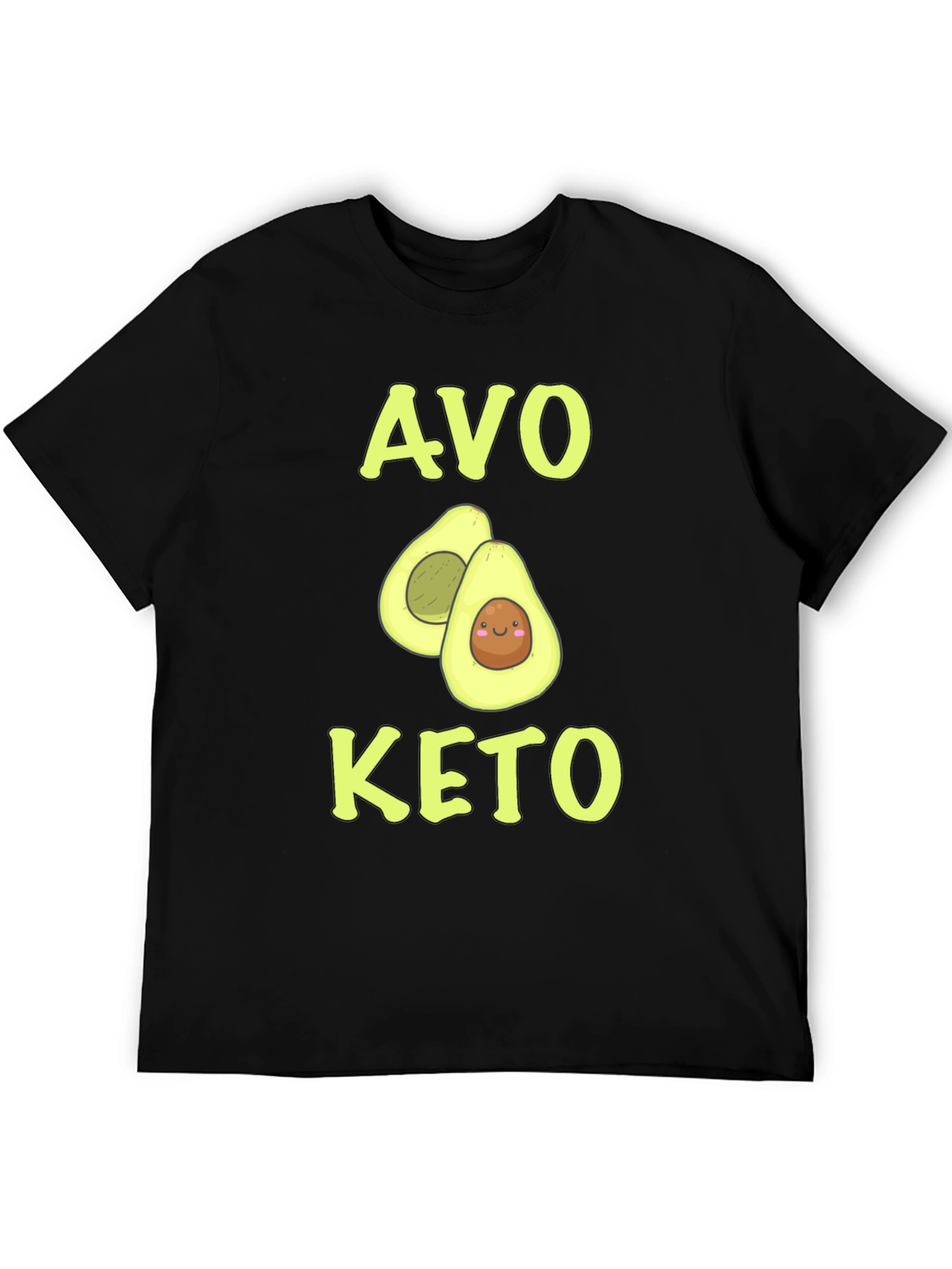 Black Avo Keto Graphic T-Shirt view 5