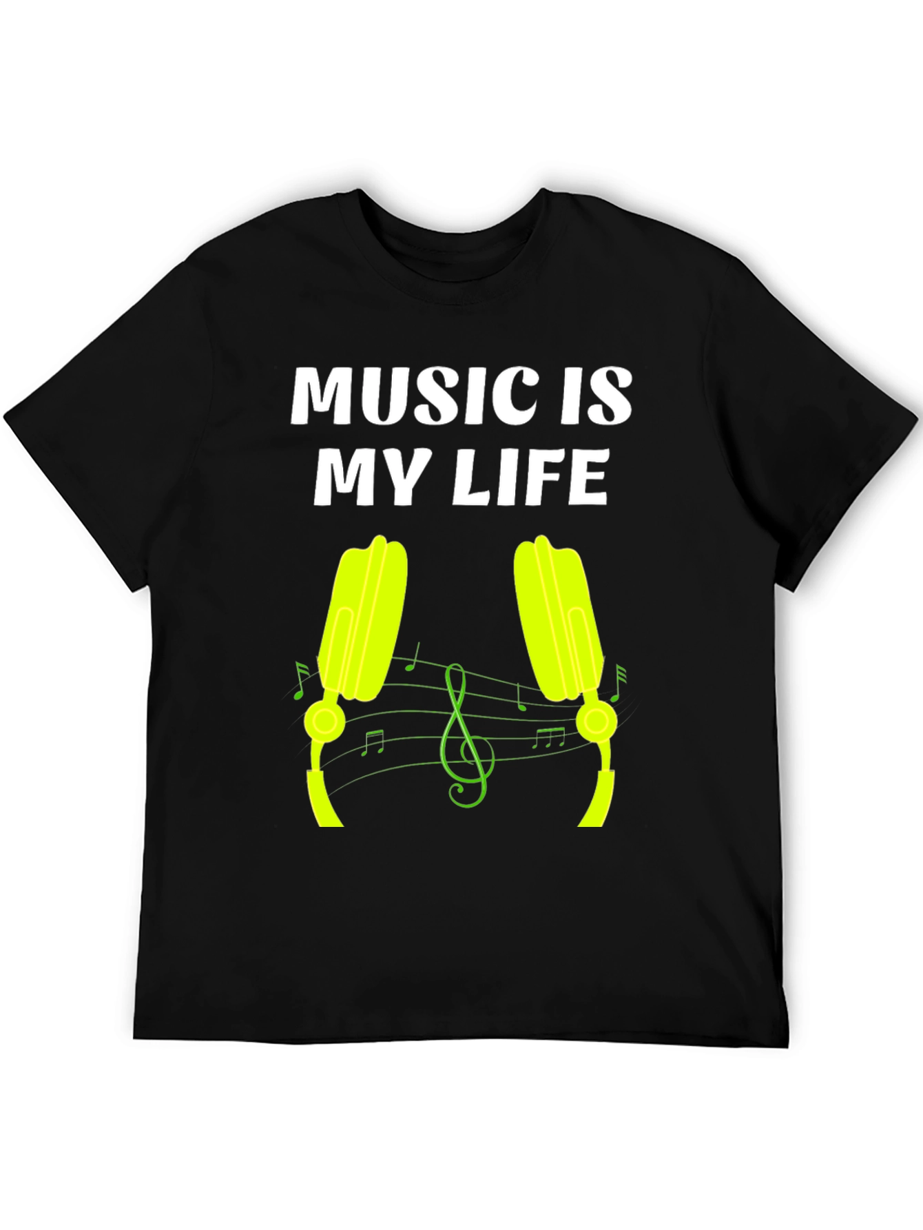 Black Music is My Life Graphic Tee view 5