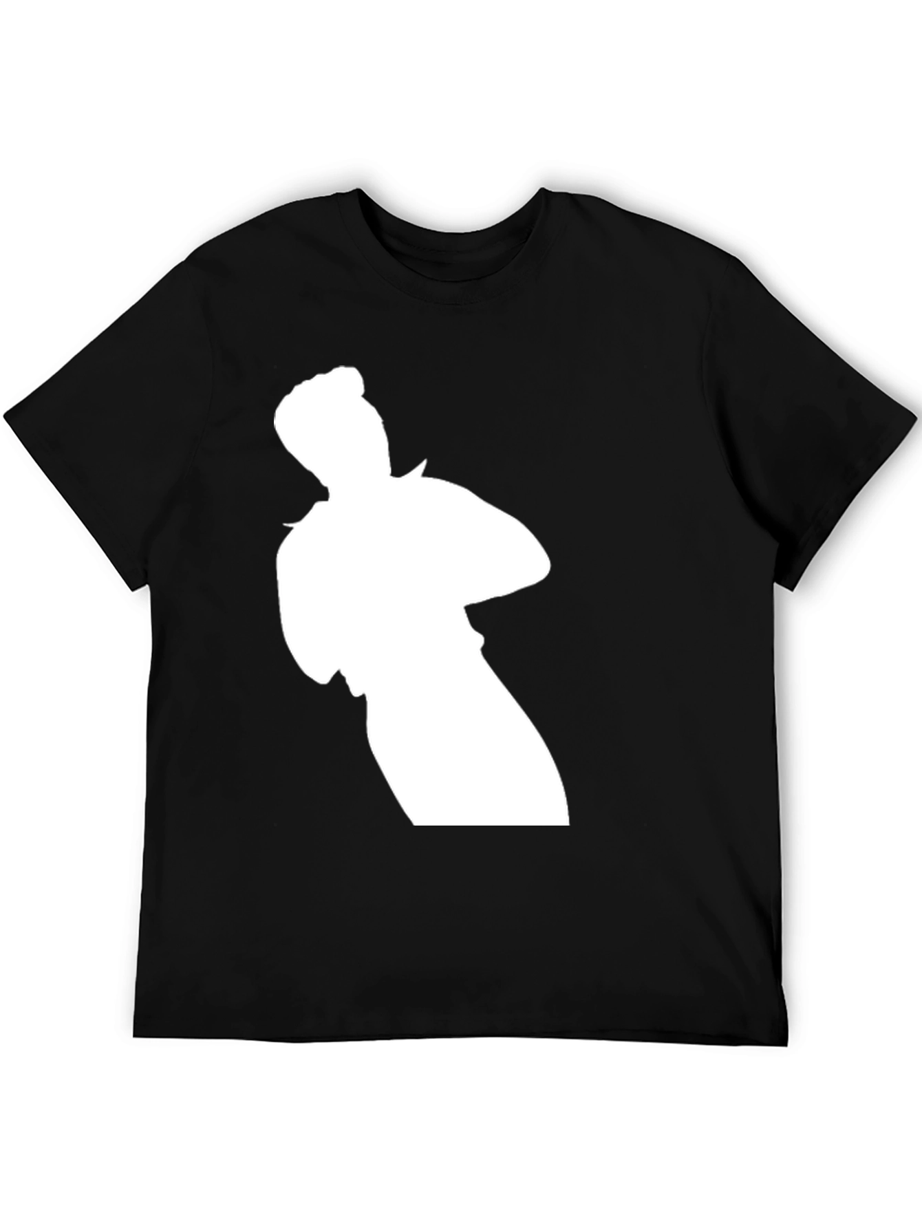 Black Silhouette Graphic T-Shirt view 5