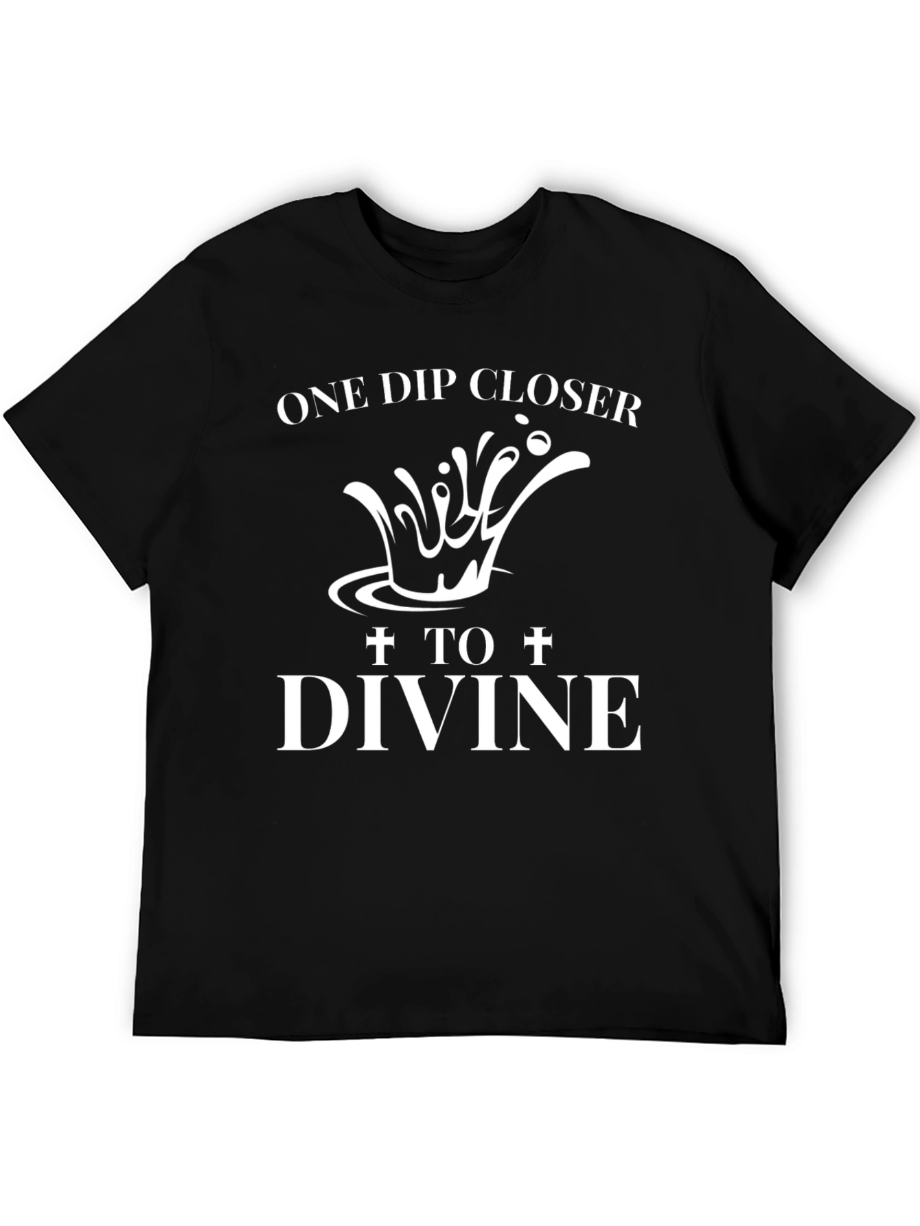 Black One Dip Closer to Divine Graphic Tee view 5