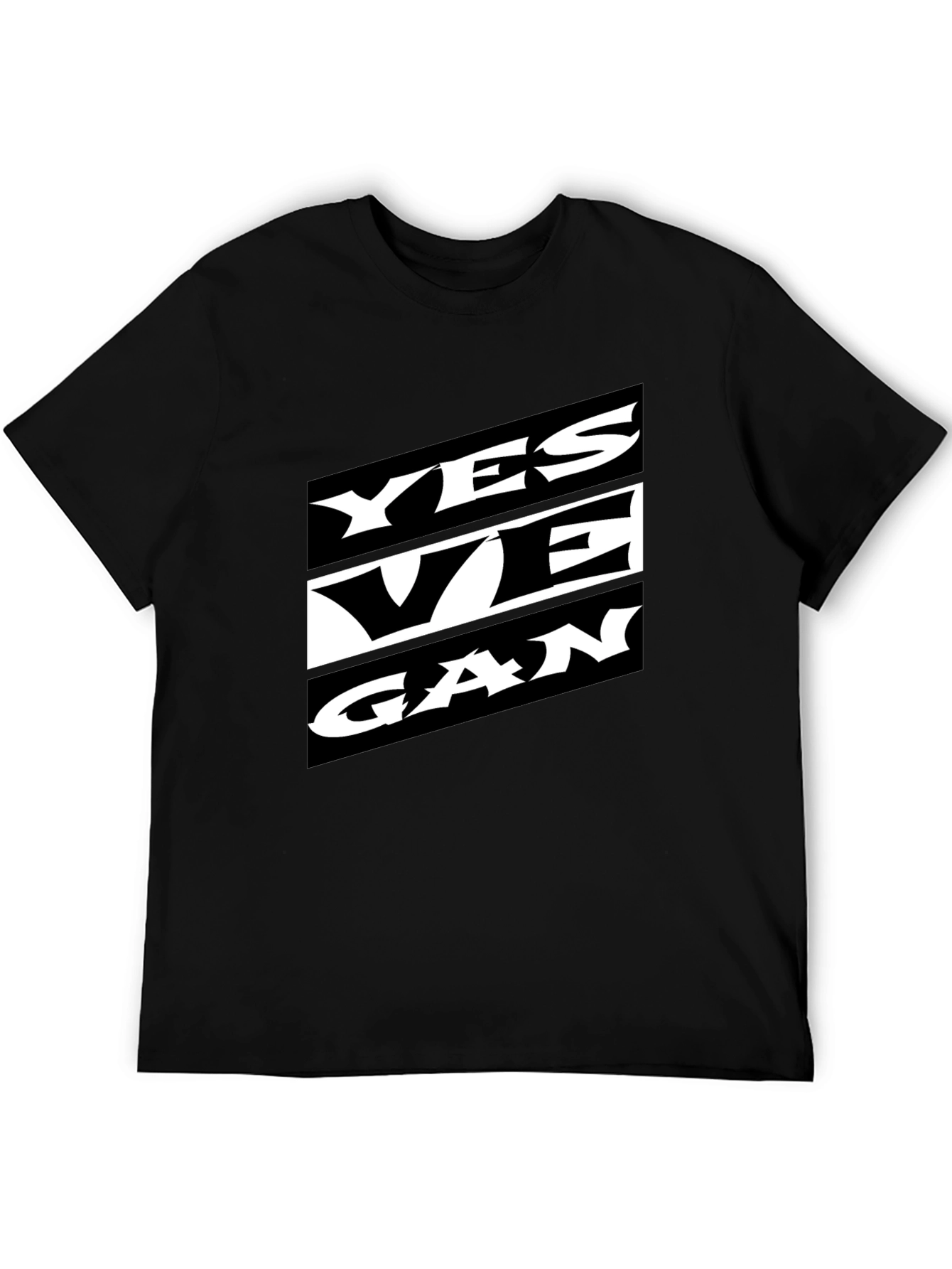 Black Yes We Can Graphic Tee - Black view 5