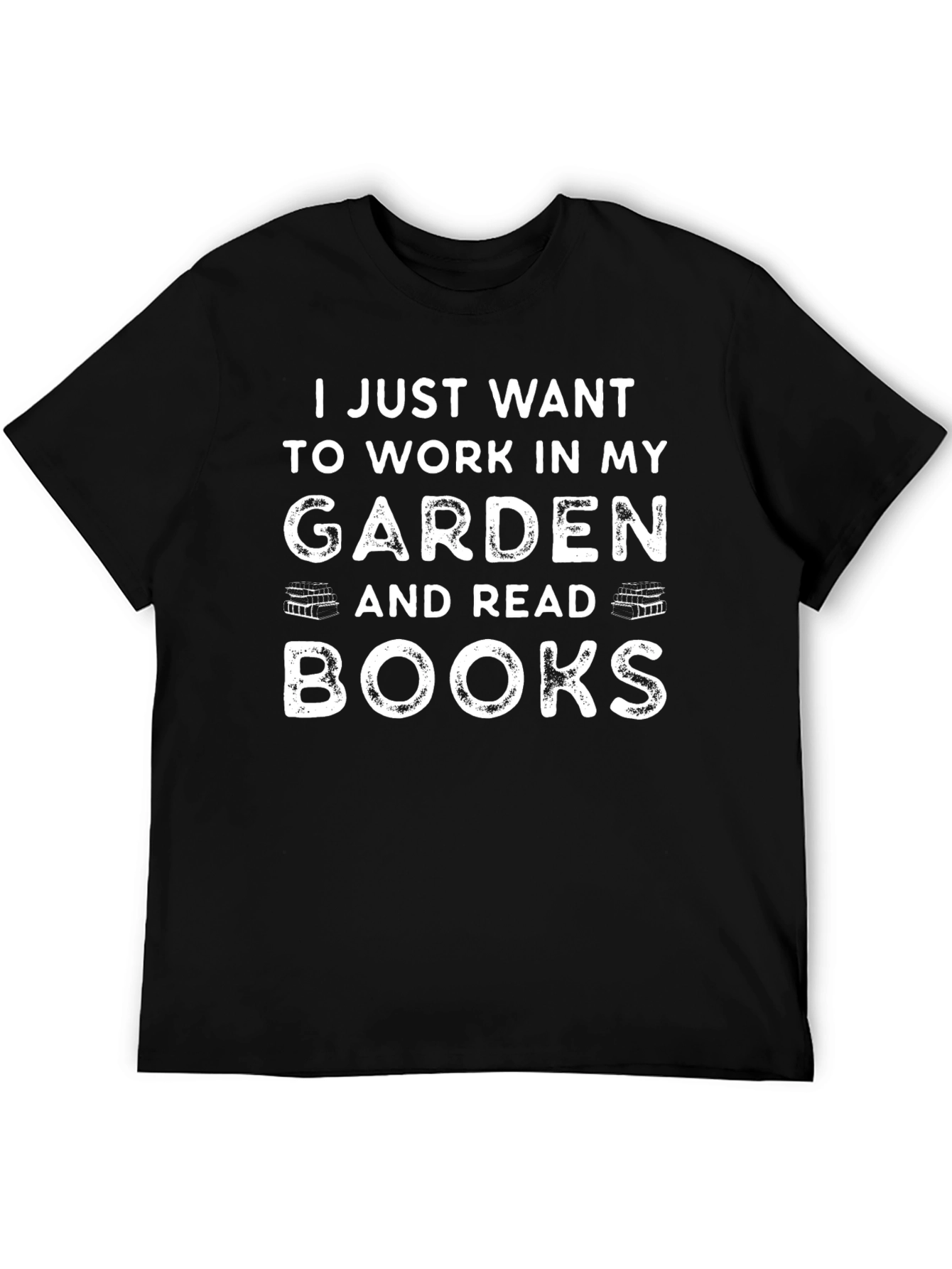 Black Garden and Book Lover T-Shirt view 5