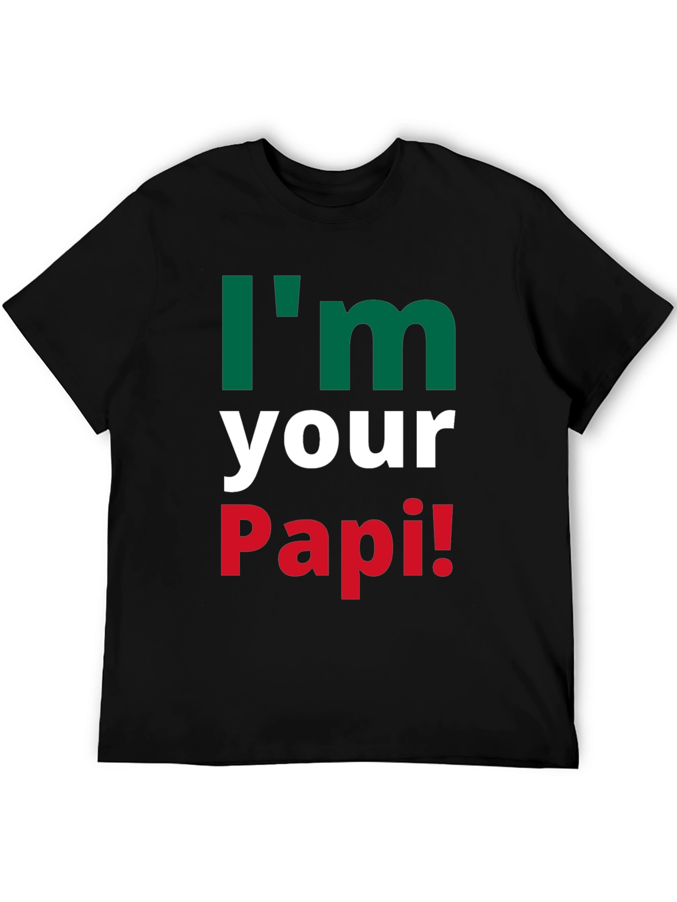 Black I'm Your Papi! T-Shirt Funny Father's Day Gift view 5