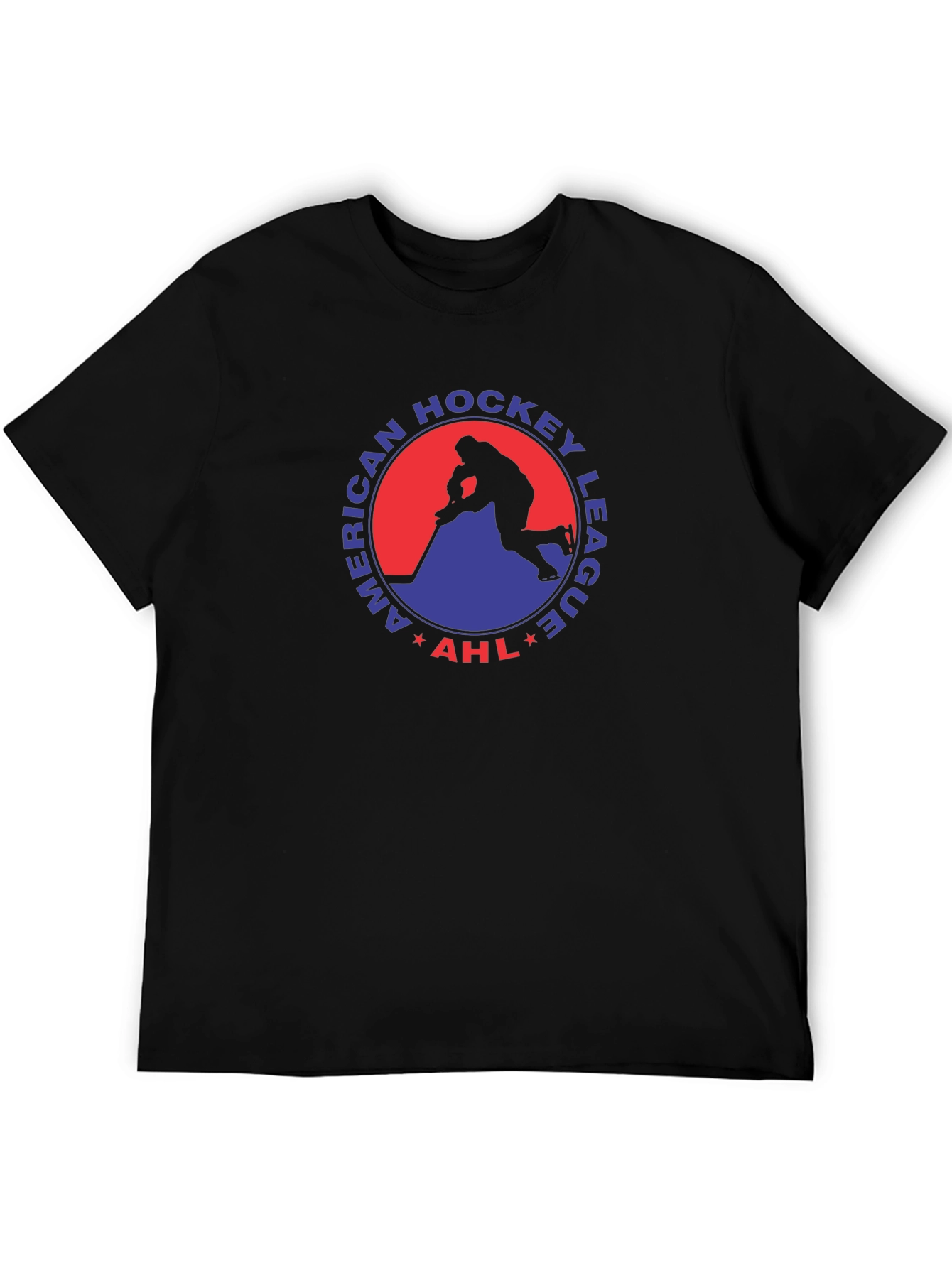 Black American Hockey League Black T-Shirt view 5
