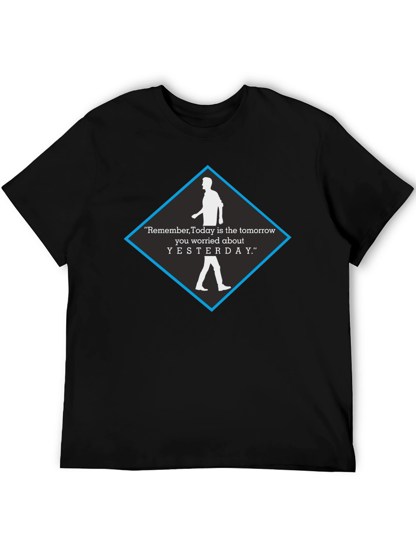 Black Motivational Graphic T-Shirt view 5