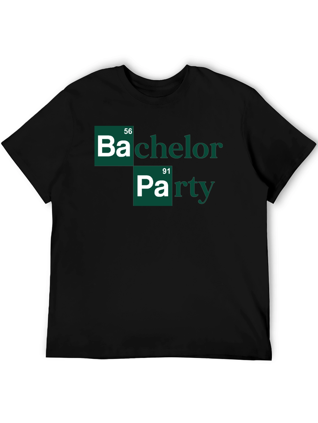 Black Bachelor Party Chemistry Shirt view 5