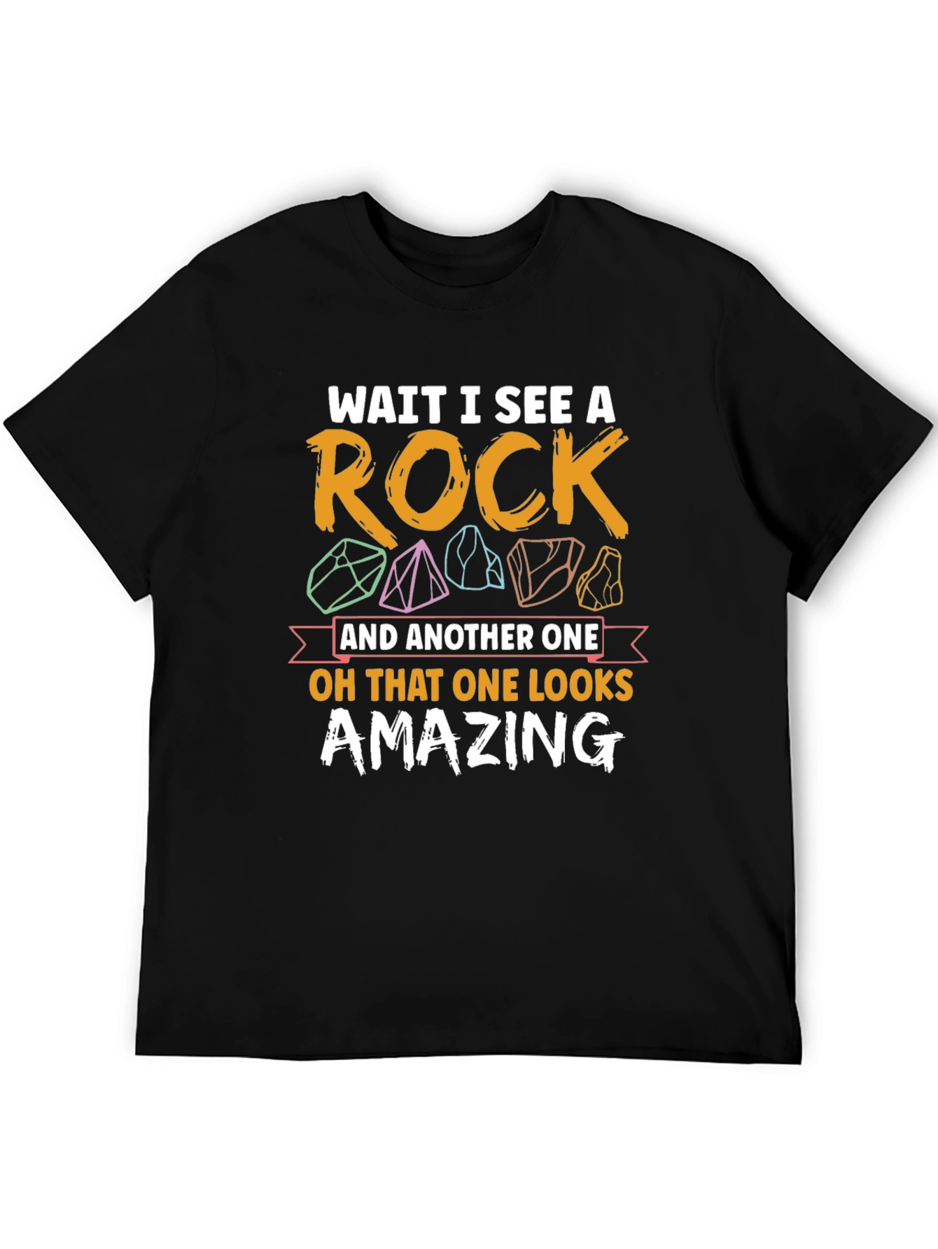 Black Rock Collector T-Shirt - Funny Geology Tee view 5