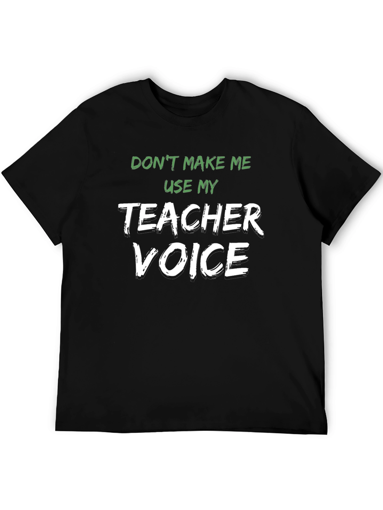 Black Teacher Voice T-Shirt - Funny Teacher Gift view 5