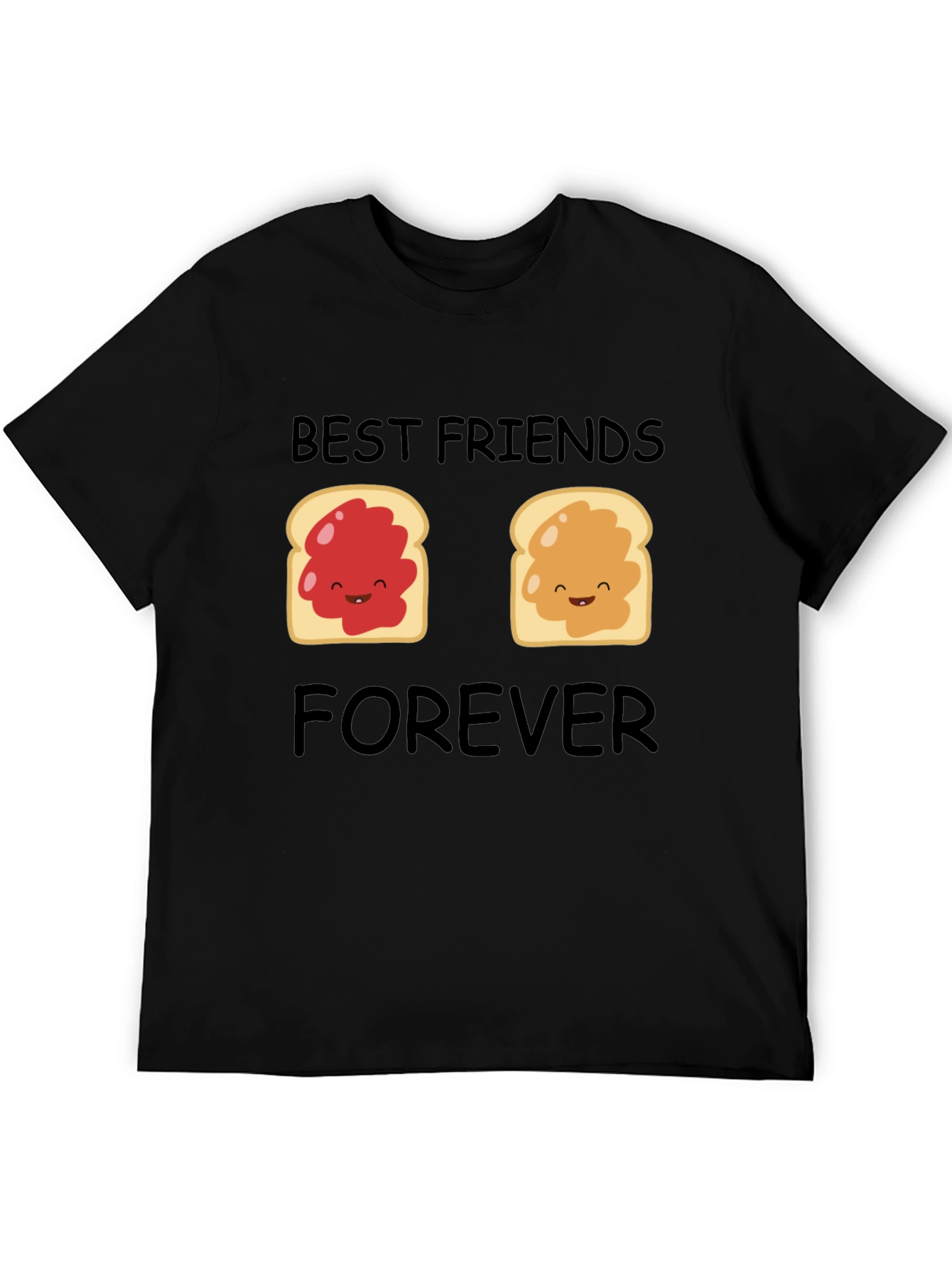 Black Best Friends Forever T-Shirt view 5