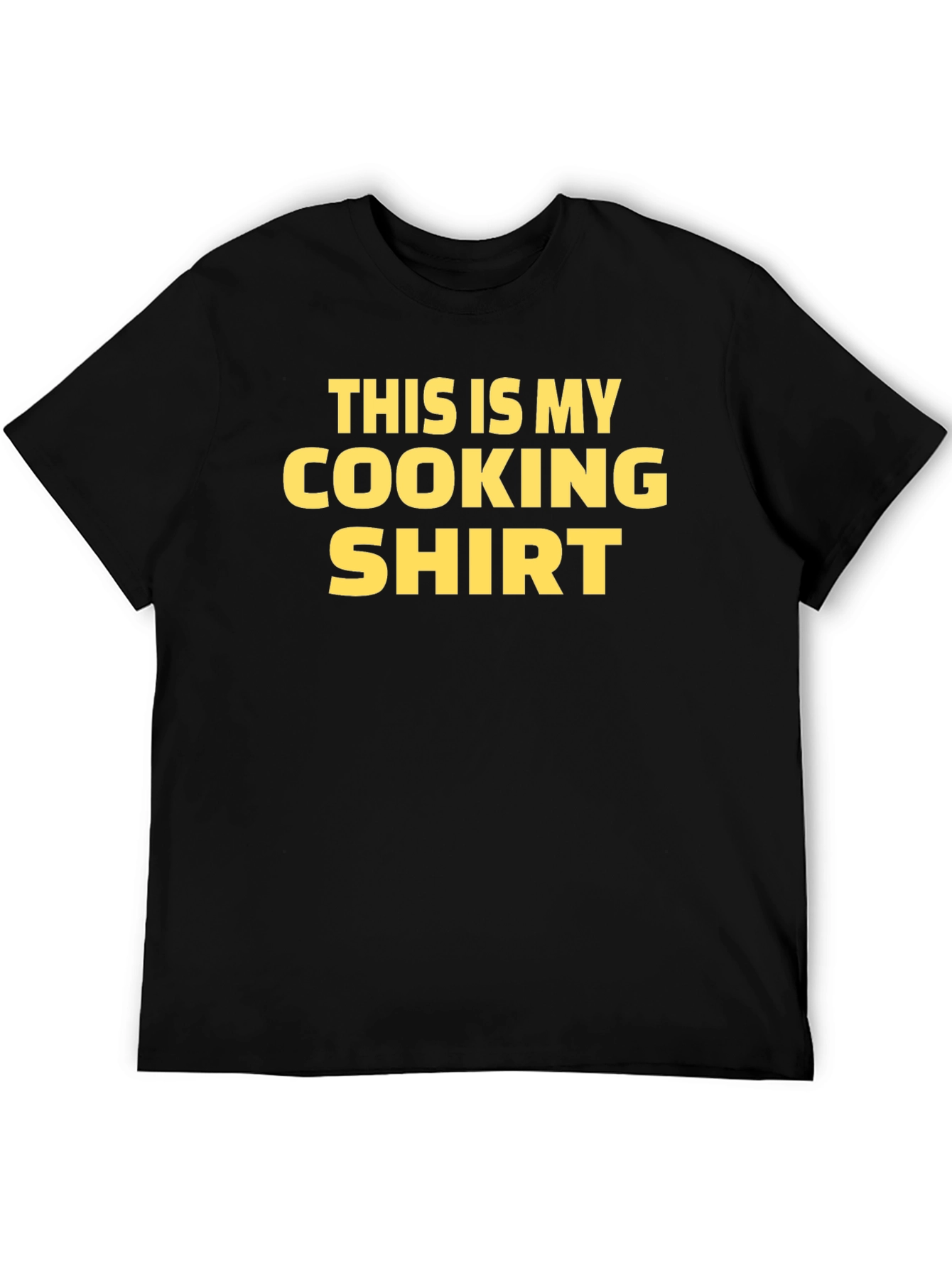 Black This is My Cooking Shirt - Novelty Chef Tee view 5