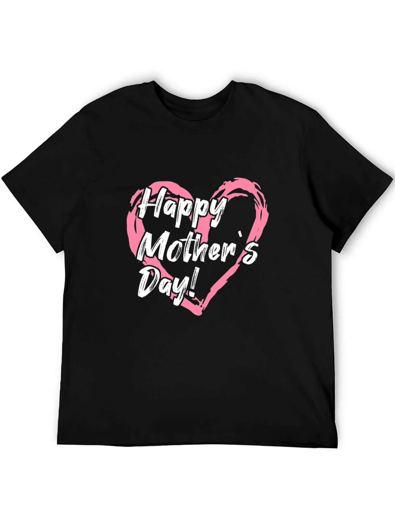 Black Happy Mother's Day Graphic T-Shirt view 5