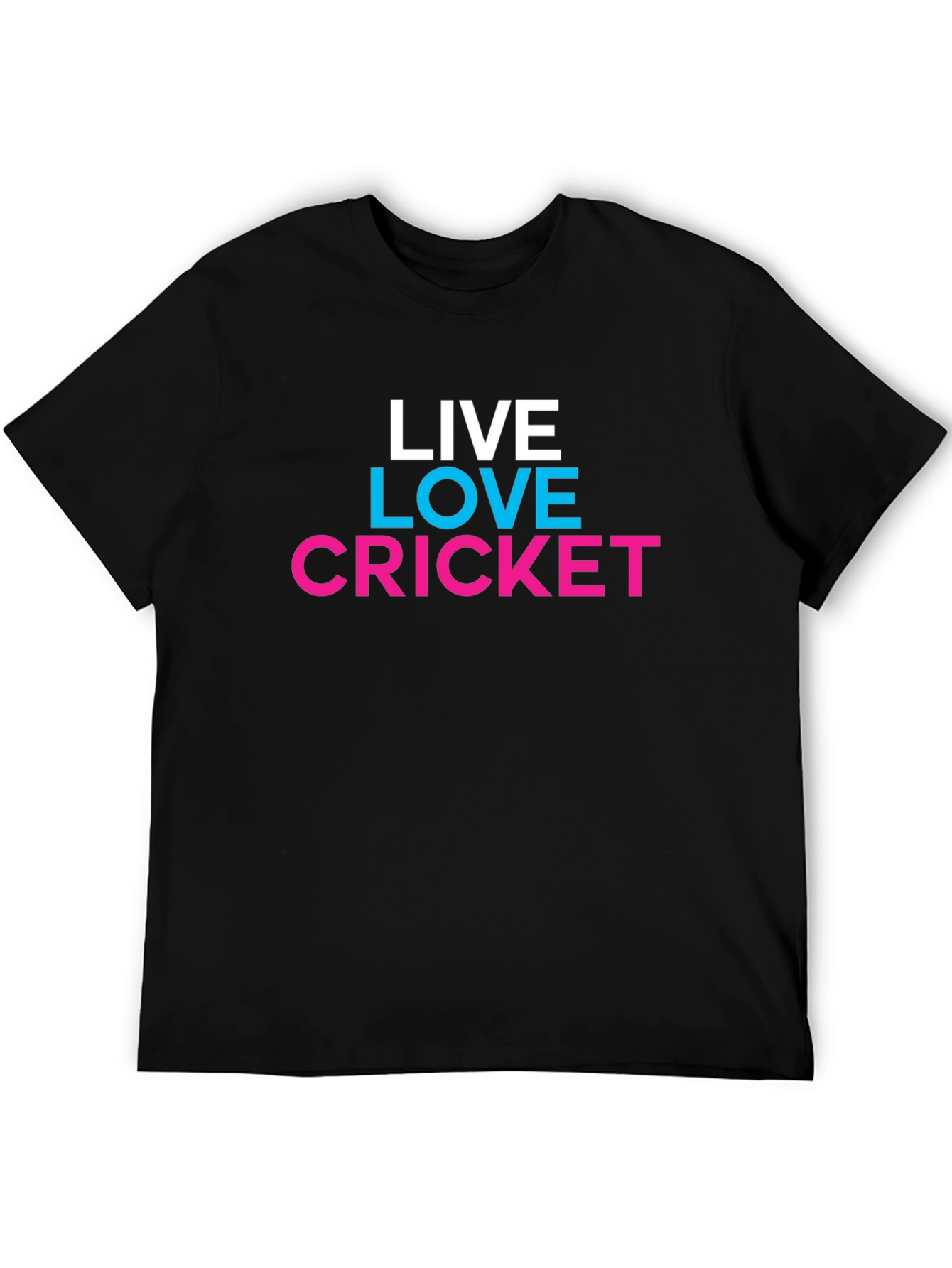 Live Love Cricket Graphic Tee - Trendy Casual Shirt - 5