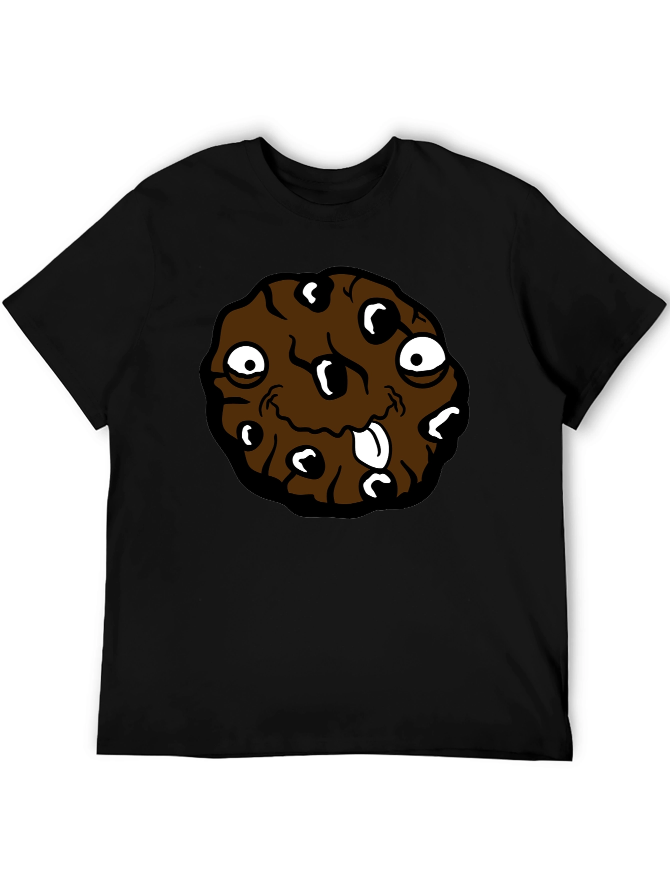 Black Cookie Monster Graphic T-Shirt view 5