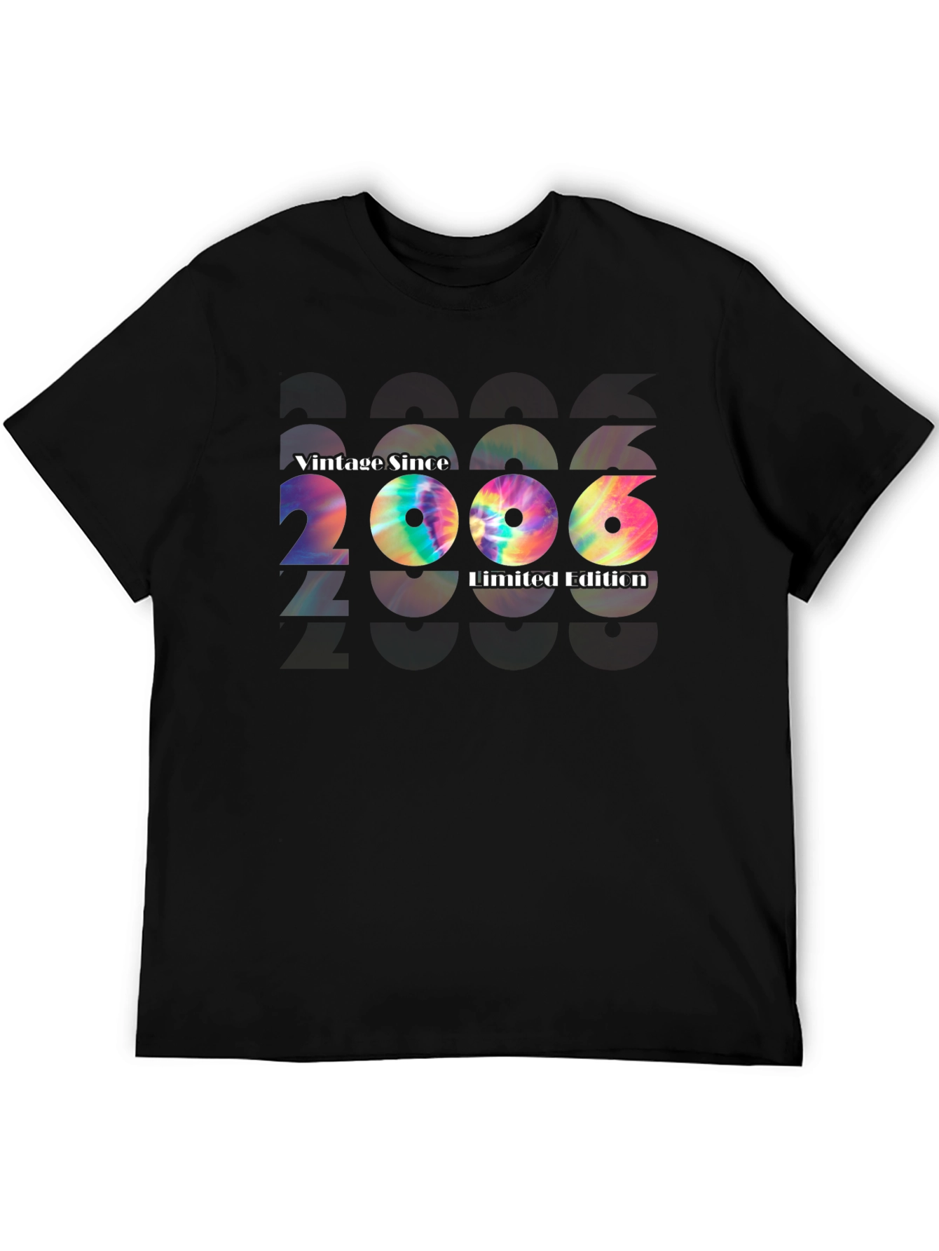 Black Vintage Since 2006 Limited Edition Tie-Dye T-Shirt view 5