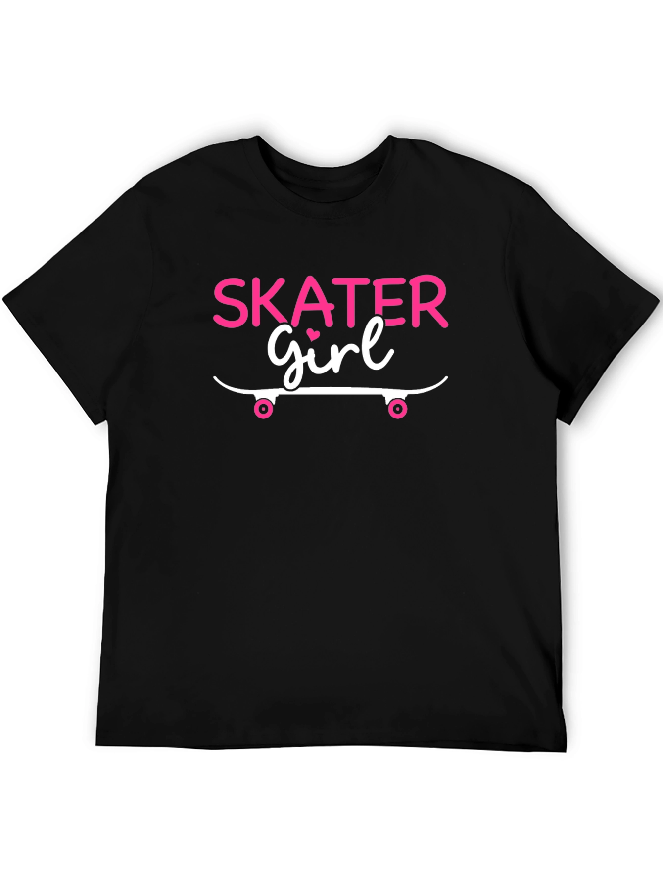 Skater Girl Graphic Tee - Black - 5