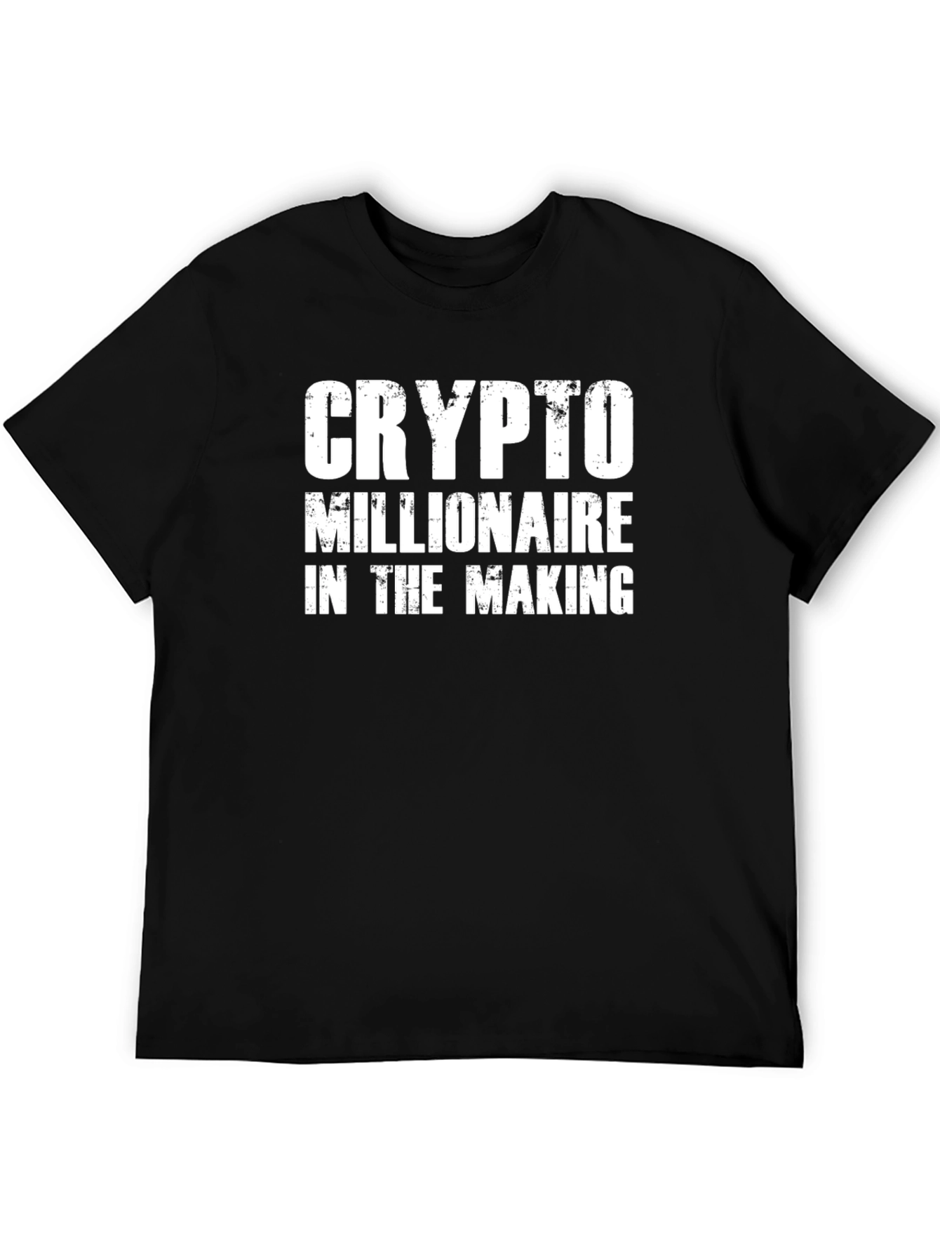 Black Crypto Millionaire In The Making T-Shirt view 5