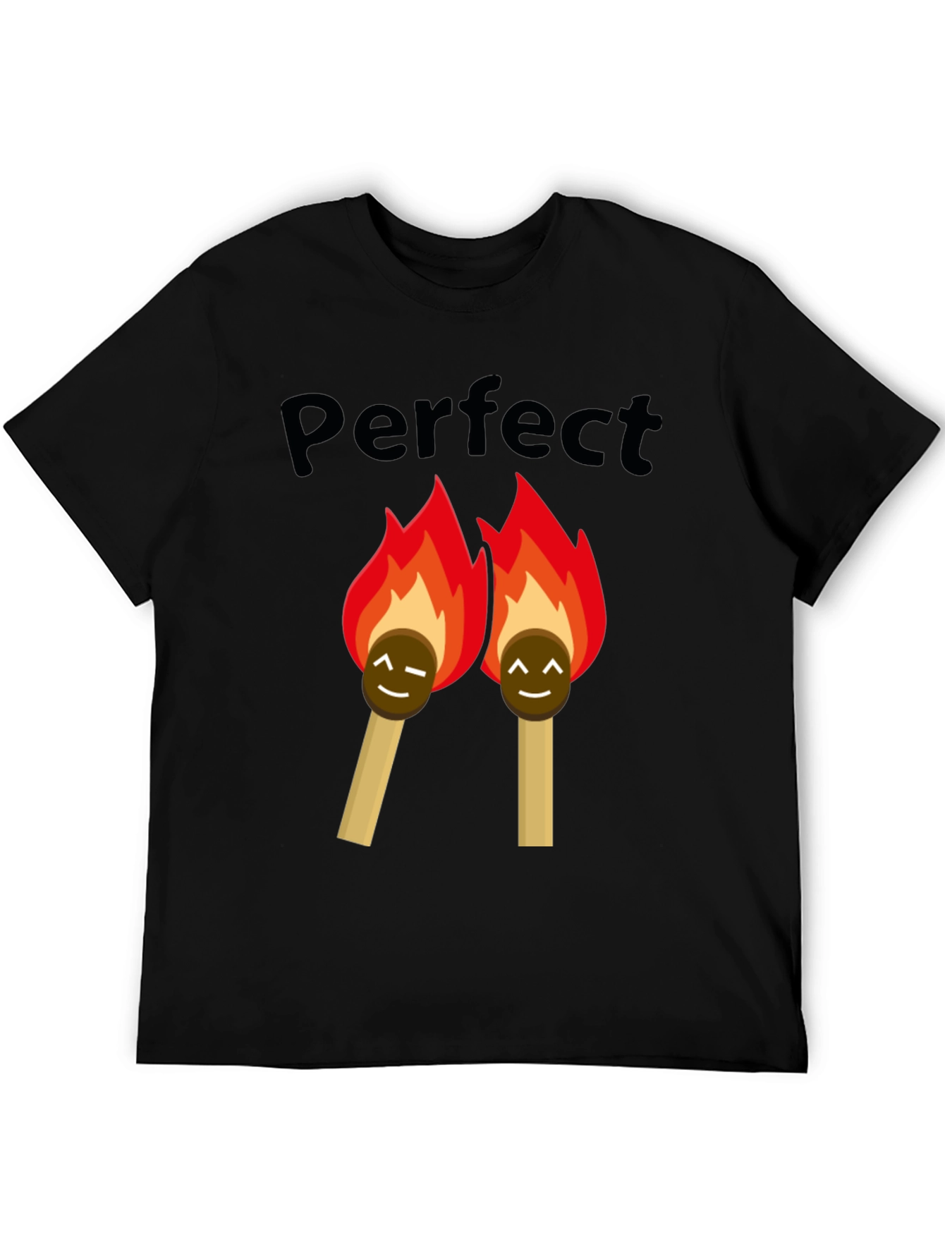 Black Perfect Match Graphic T-Shirt view 5