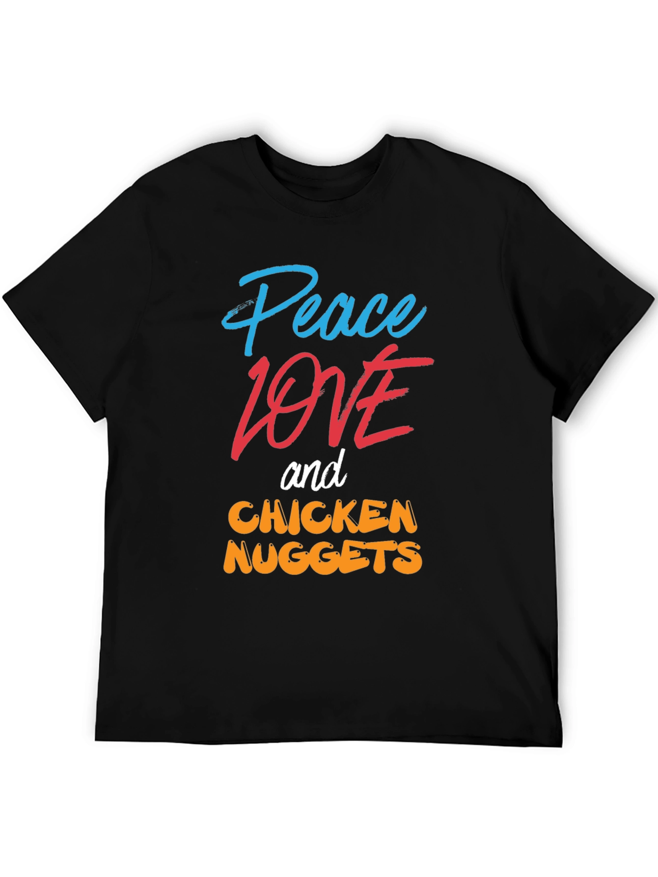 Peace Love Chicken Nuggets Graphic Tee - 5