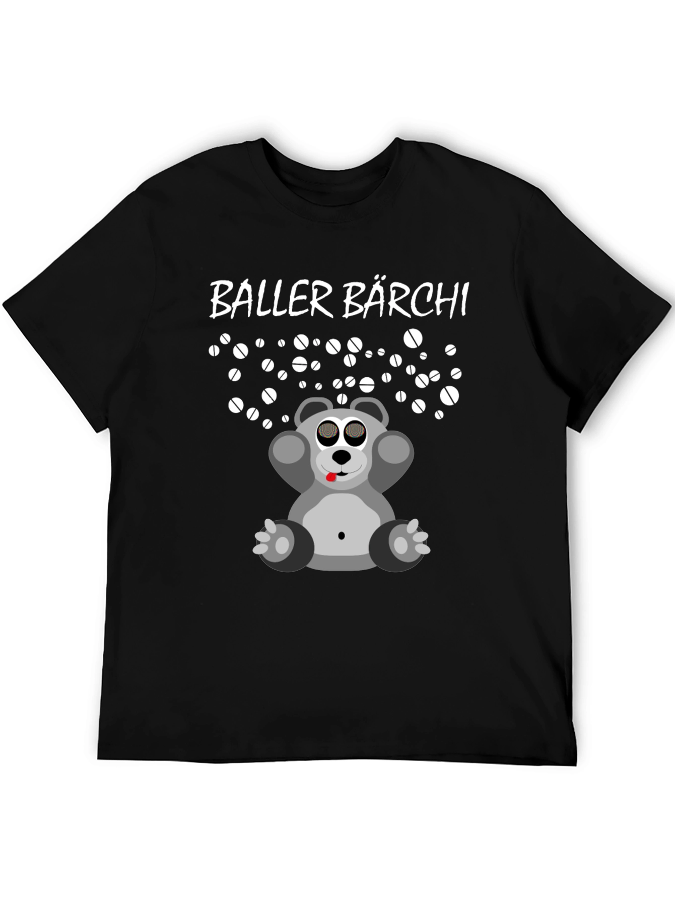 Black Baller Bärchi T-Shirt - Pill Dropping Bear Tee view 5