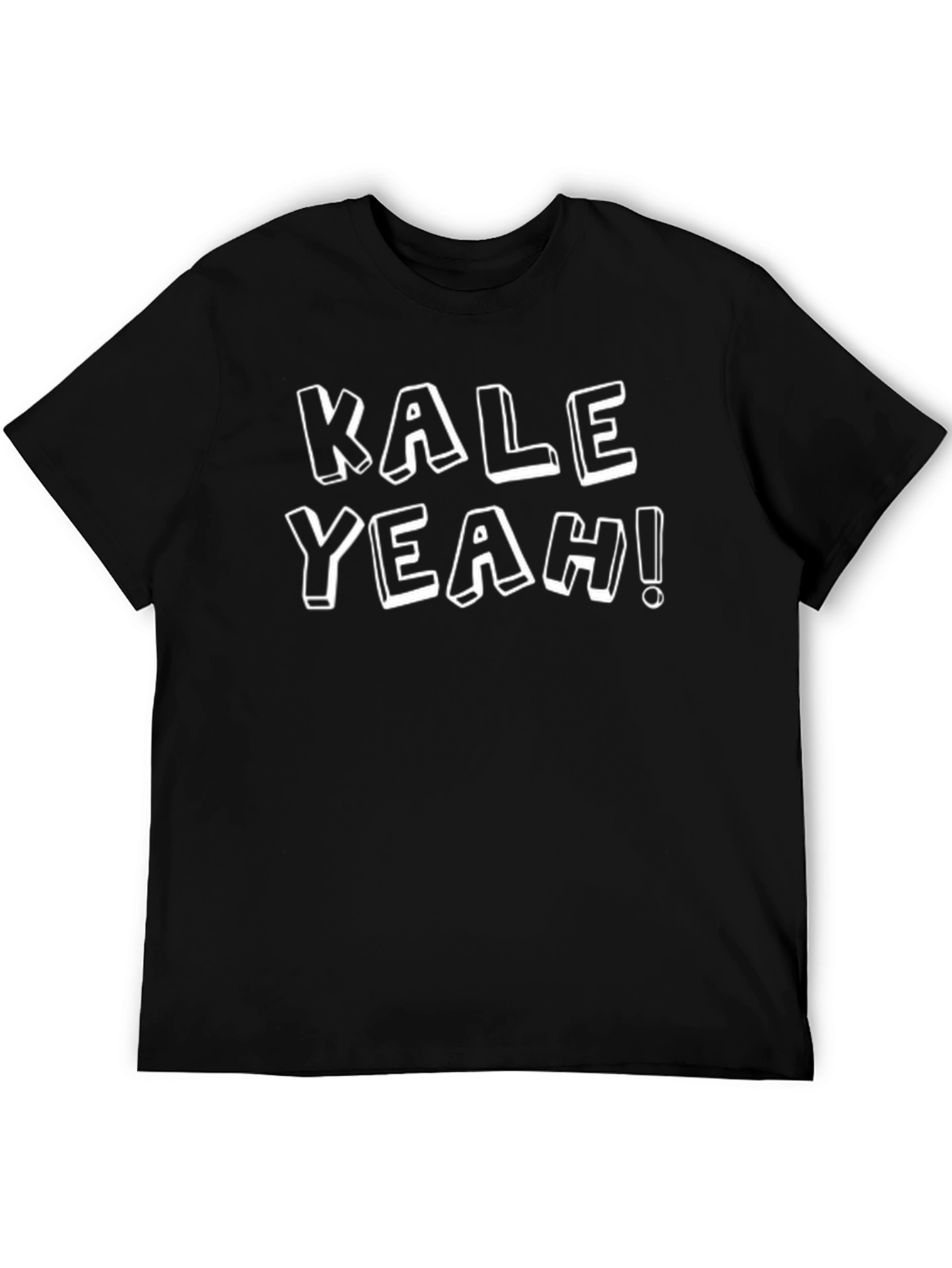 Black Kale Yeah! Graphic T-Shirt -  Funny Veggie Tee view 5