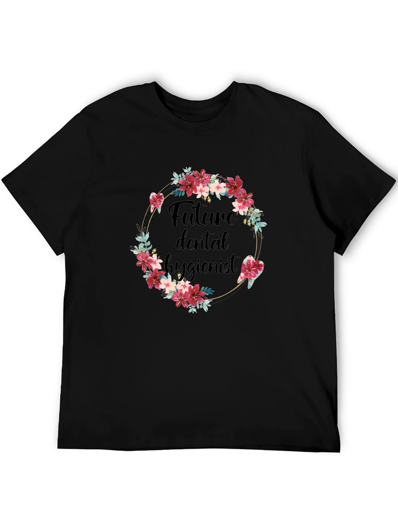 Future Dental Hygienist Floral T-Shirt - 5
