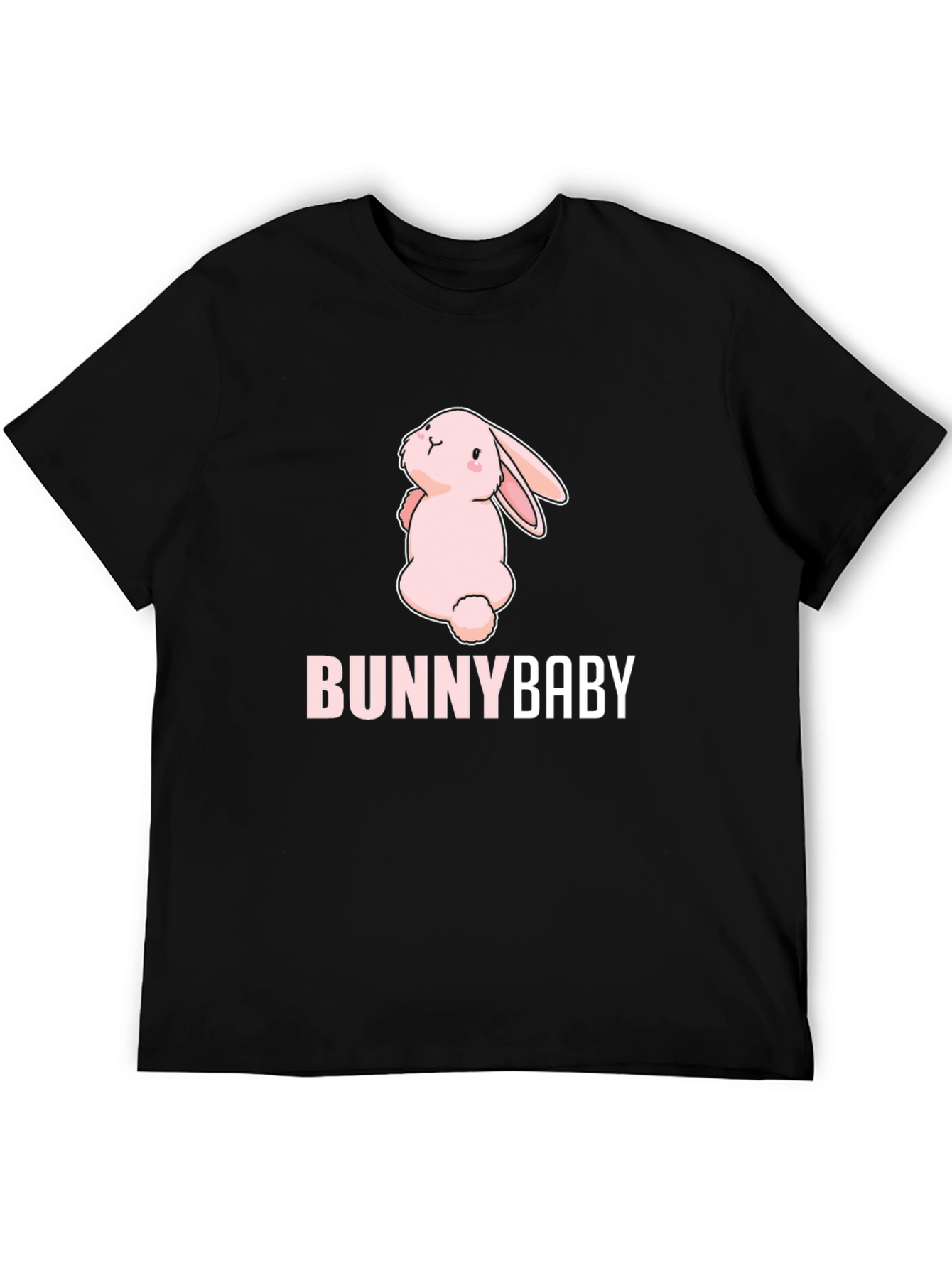 Black Bunny Baby Black T-Shirt view 5