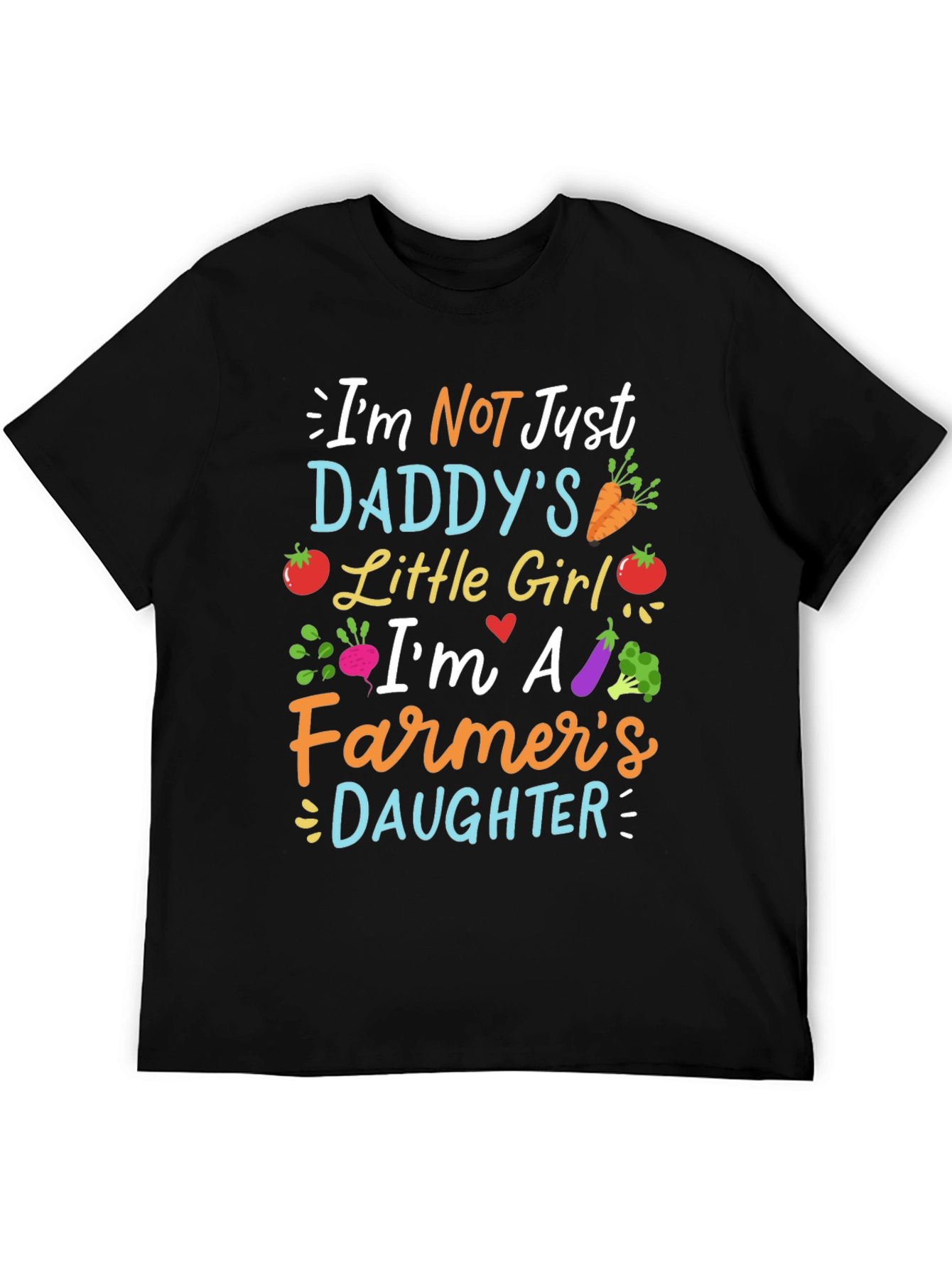 Black Farmer's Daughter Graphic T-Shirt view 5