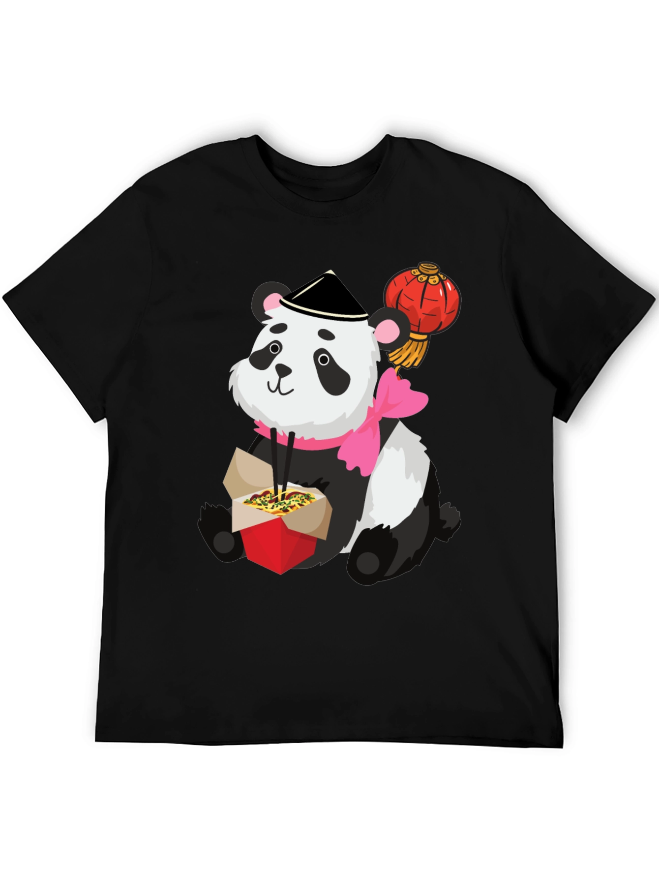 Black Panda Takeout Graphic Tee view 5