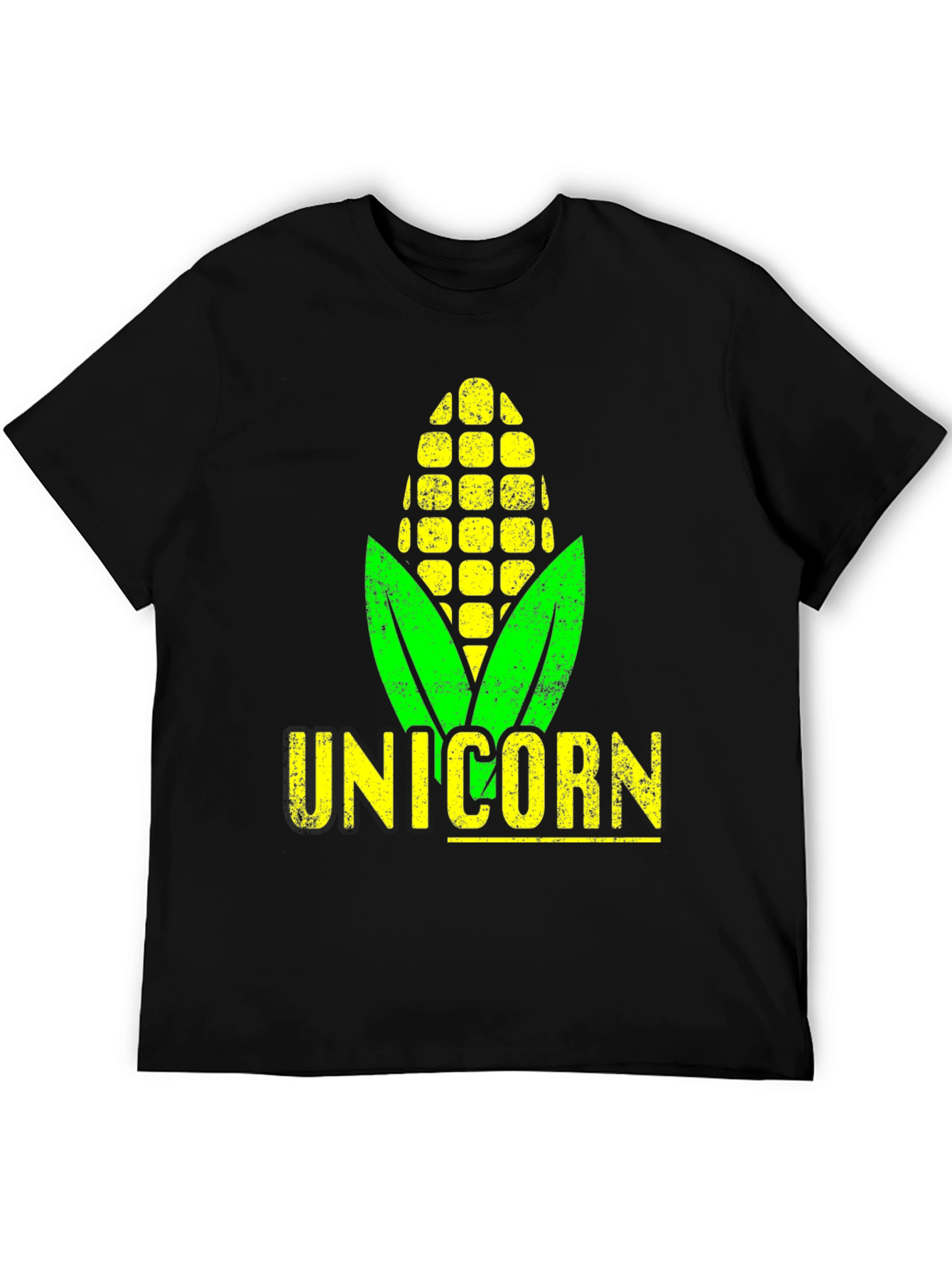 Black Unicorm T-Shirt - Corn Pun Tee view 5