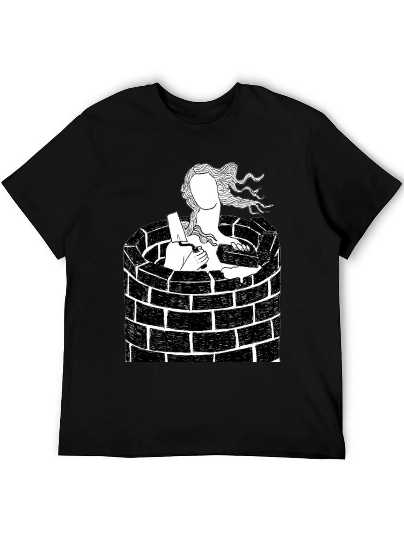 Black Well Maiden Black Graphic Tee view 5