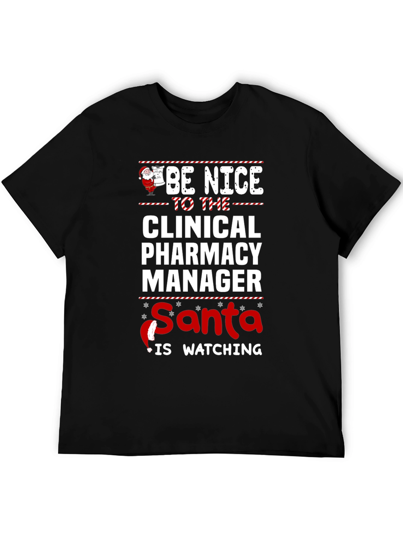 Funny Christmas Clinical Pharmacy Manager T-Shirt - 5
