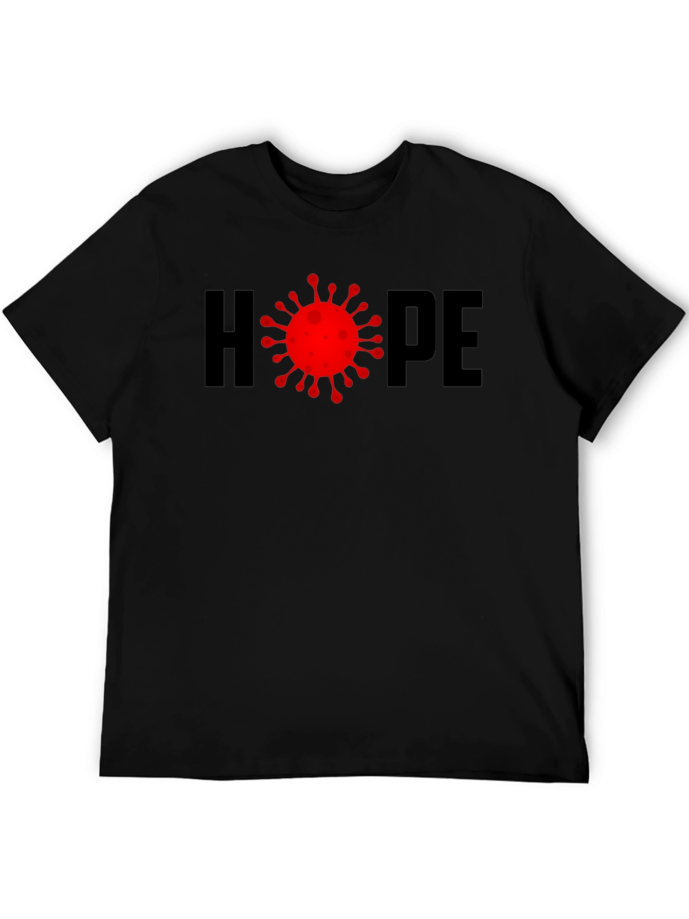 Black Hope Graphic T-Shirt - Positive Message Tee view 5