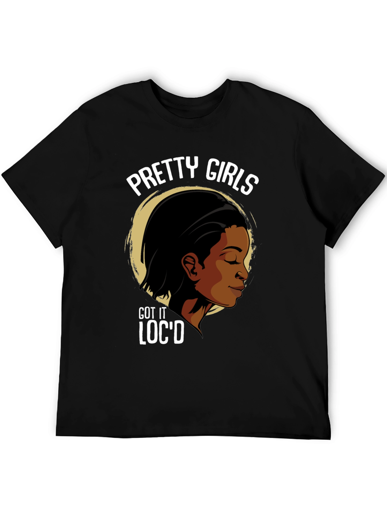 Black Pretty Girls Loc'd T-Shirt - Stylish Graphic Tee view 5