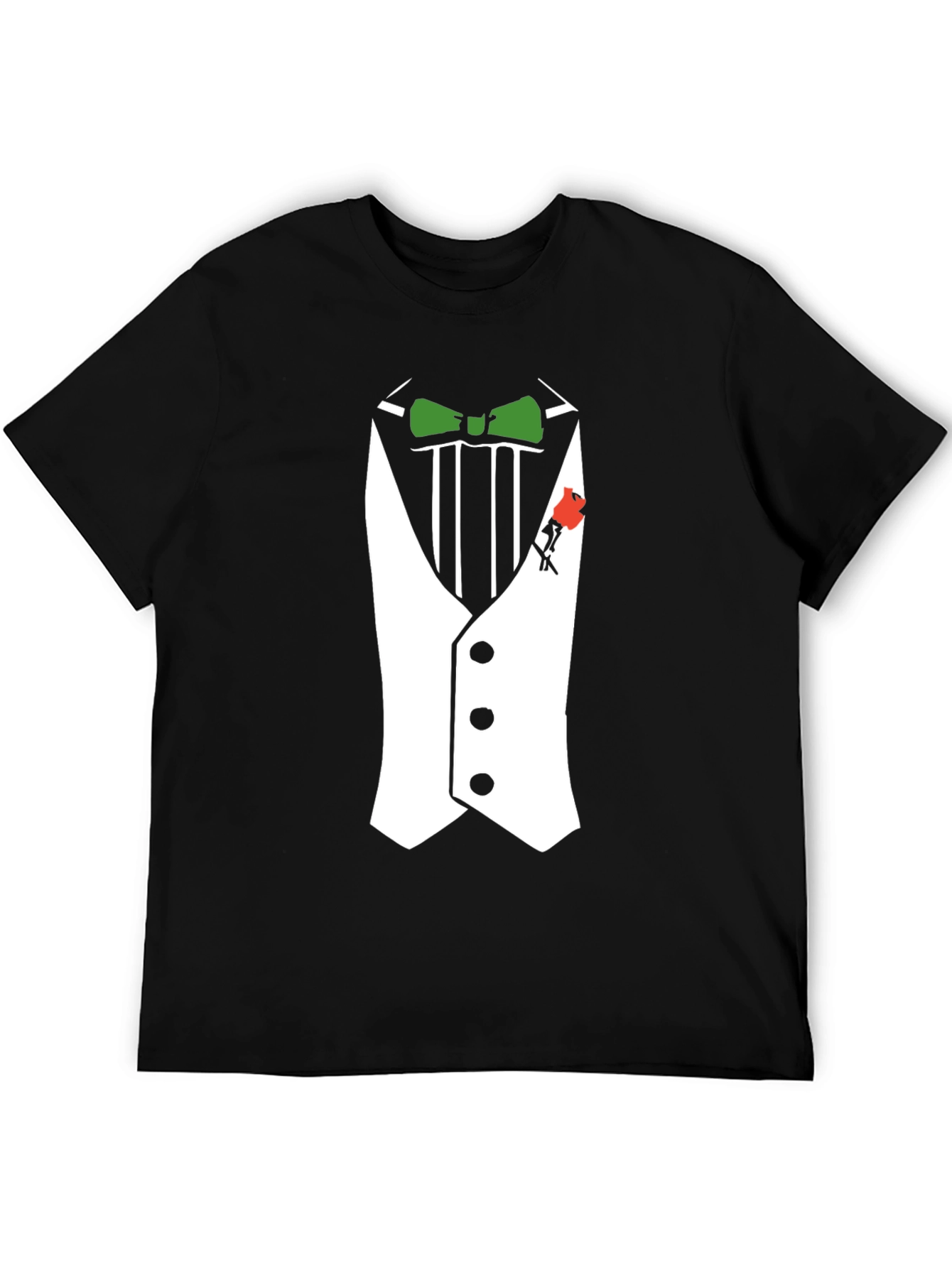 Black Tuxedo Graphic Tee - Formal Fun! view 5