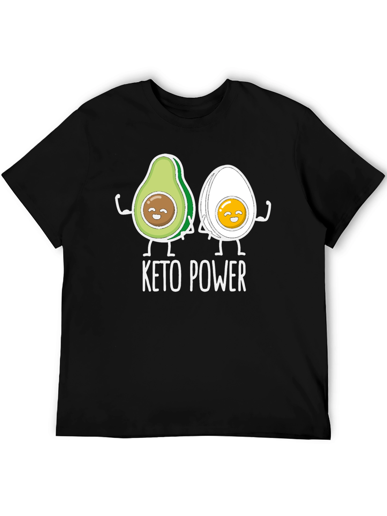 Black Keto Power Graphic T-Shirt view 5