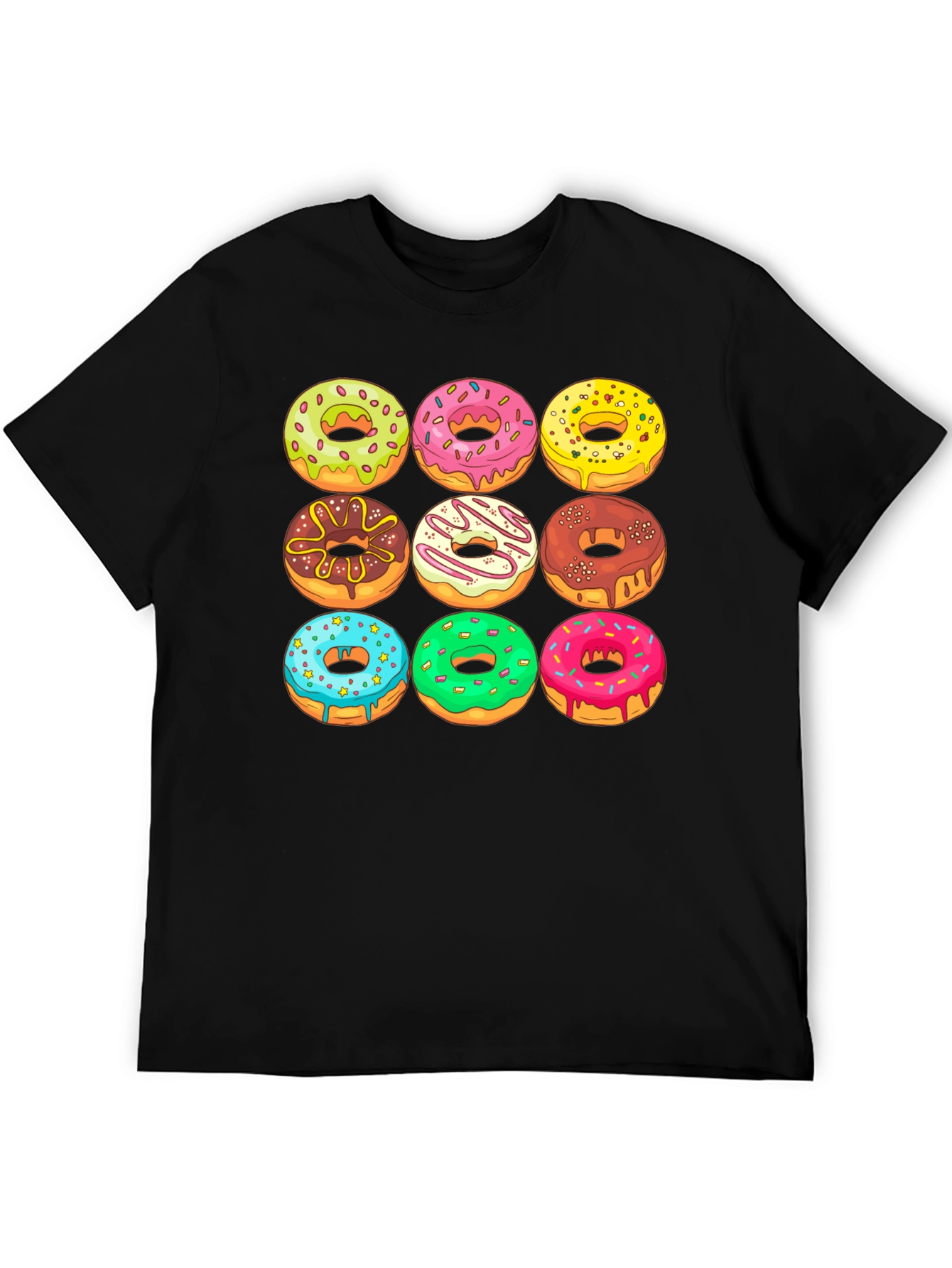 Black Donut Graphic Tee - Deliciously Fun! view 5