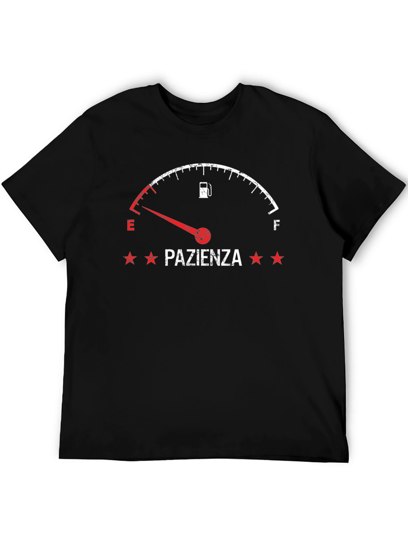 Black Pazienza Empty Tank Graphic T-Shirt view 5