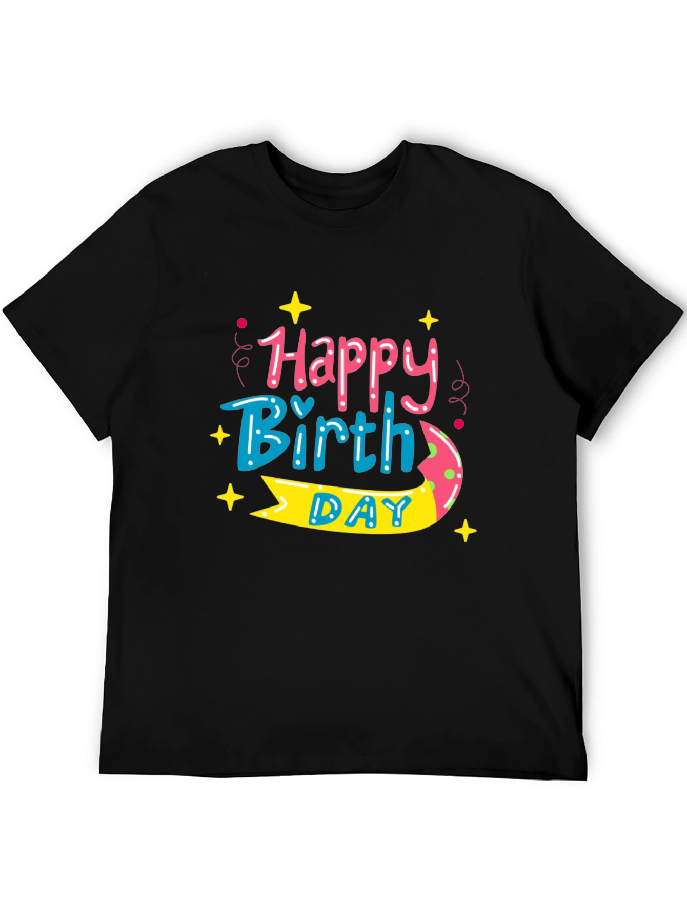 Happy Birthday Graphic Tee - Stylish Celebration Shirt - 5