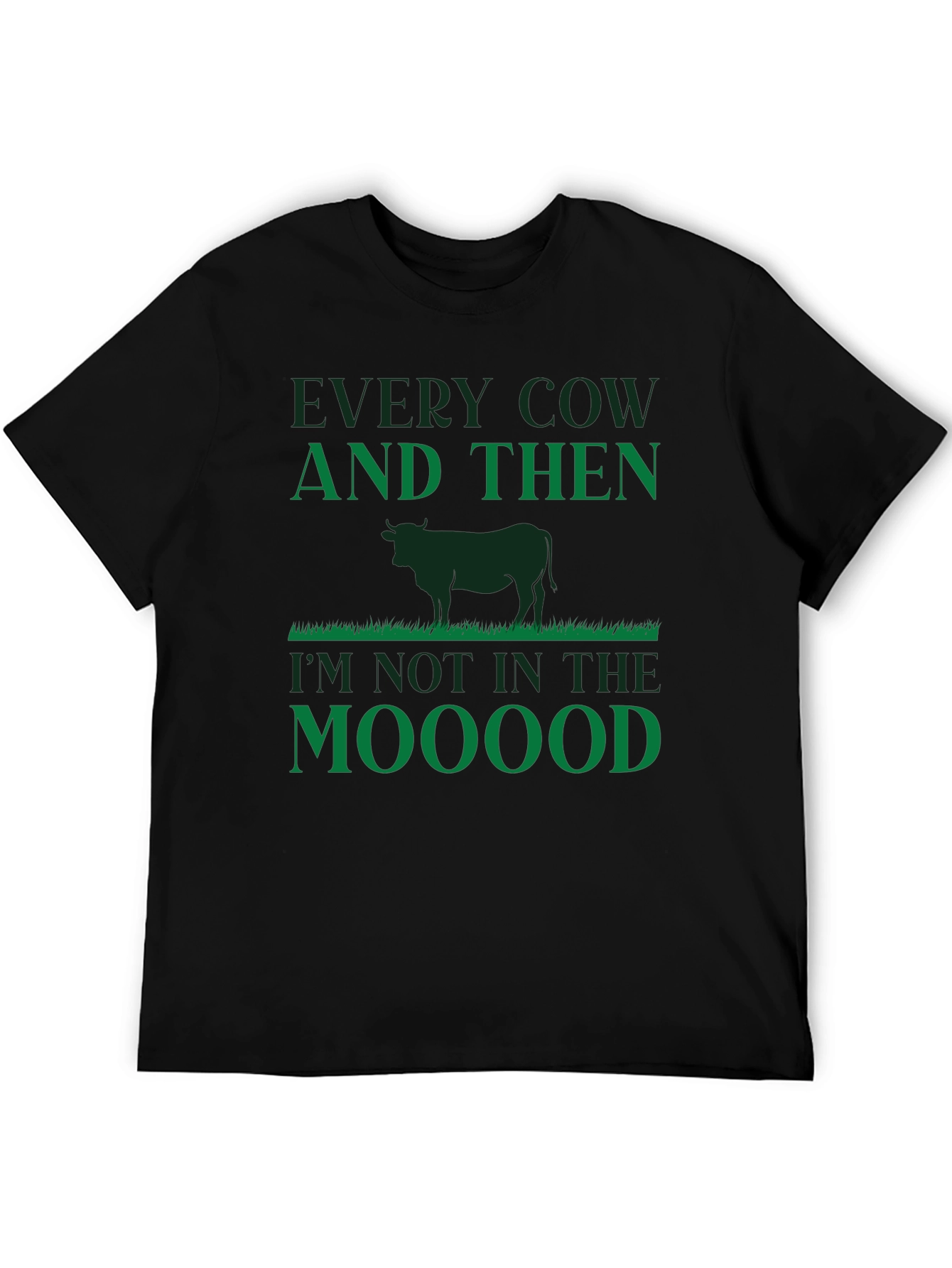 Black Every Cow Funny Graphic Tee view 5