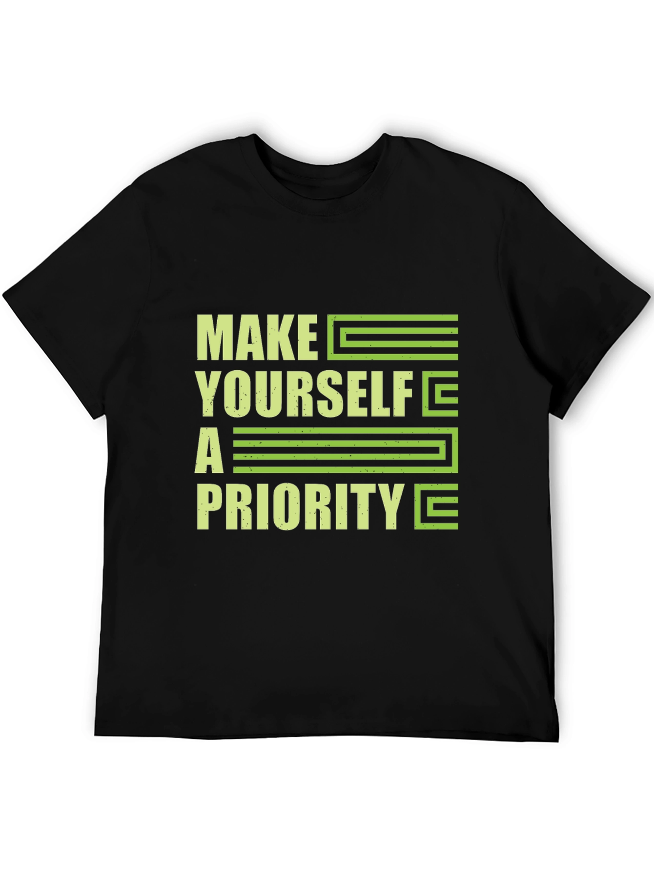 Black Make Yourself a Priority T-Shirt view 5