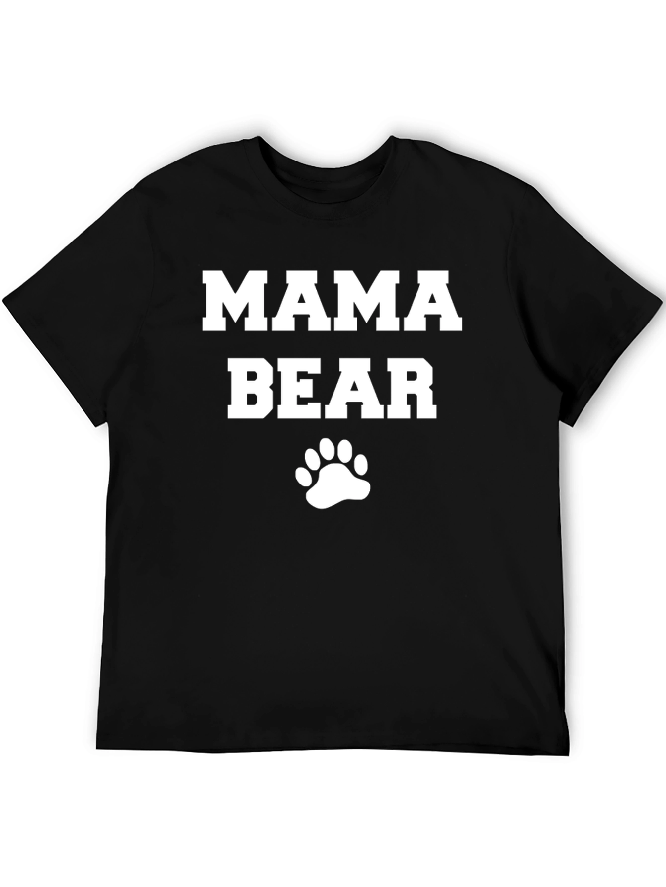 Black Mama Bear T-Shirt - Black Tee view 5