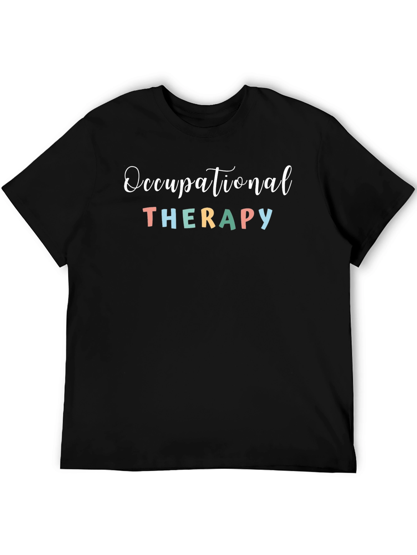 Black Occupational Therapy Graphic T-Shirt view 5
