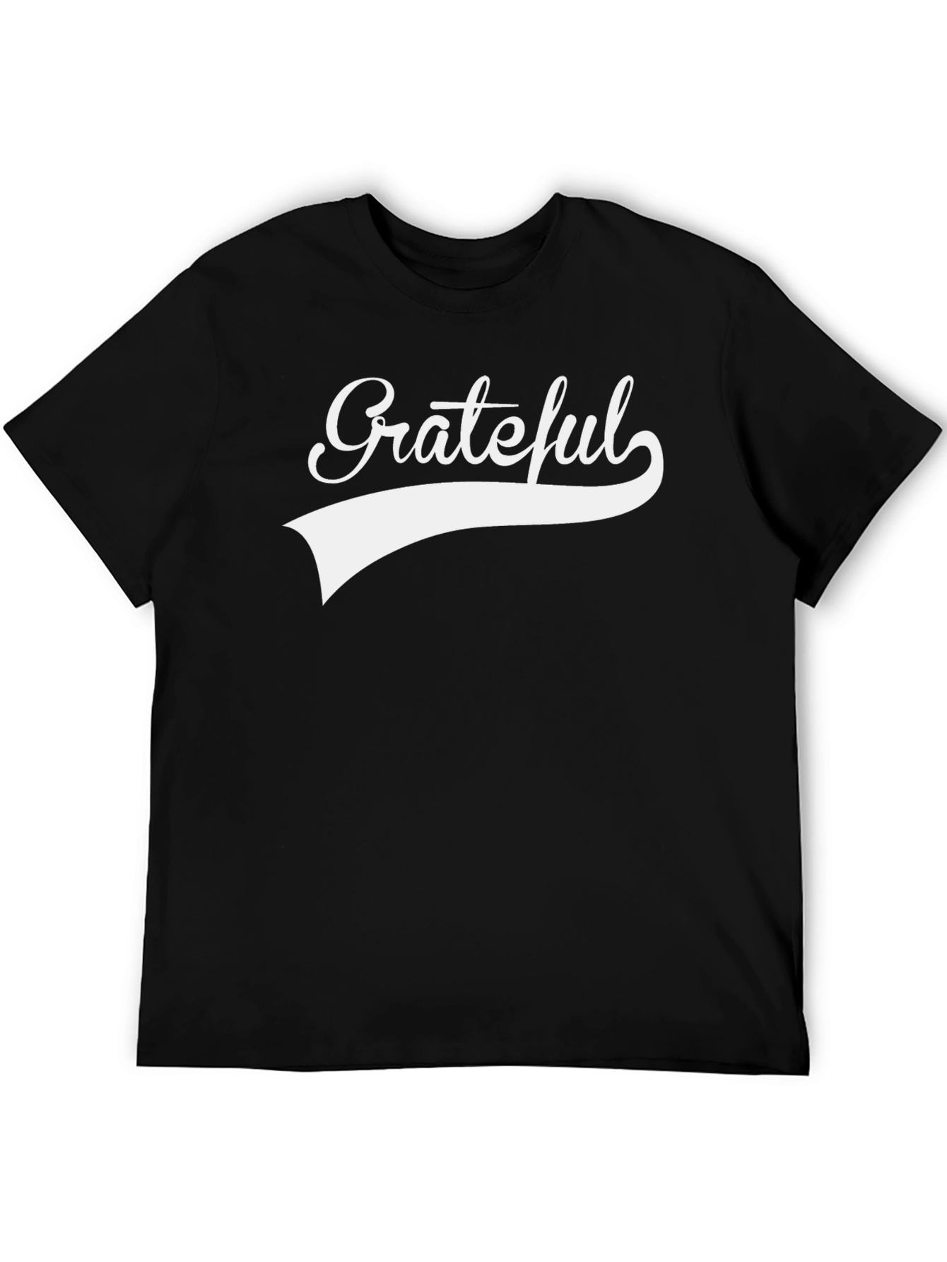 Black Grateful Graphic Tee - Black view 5