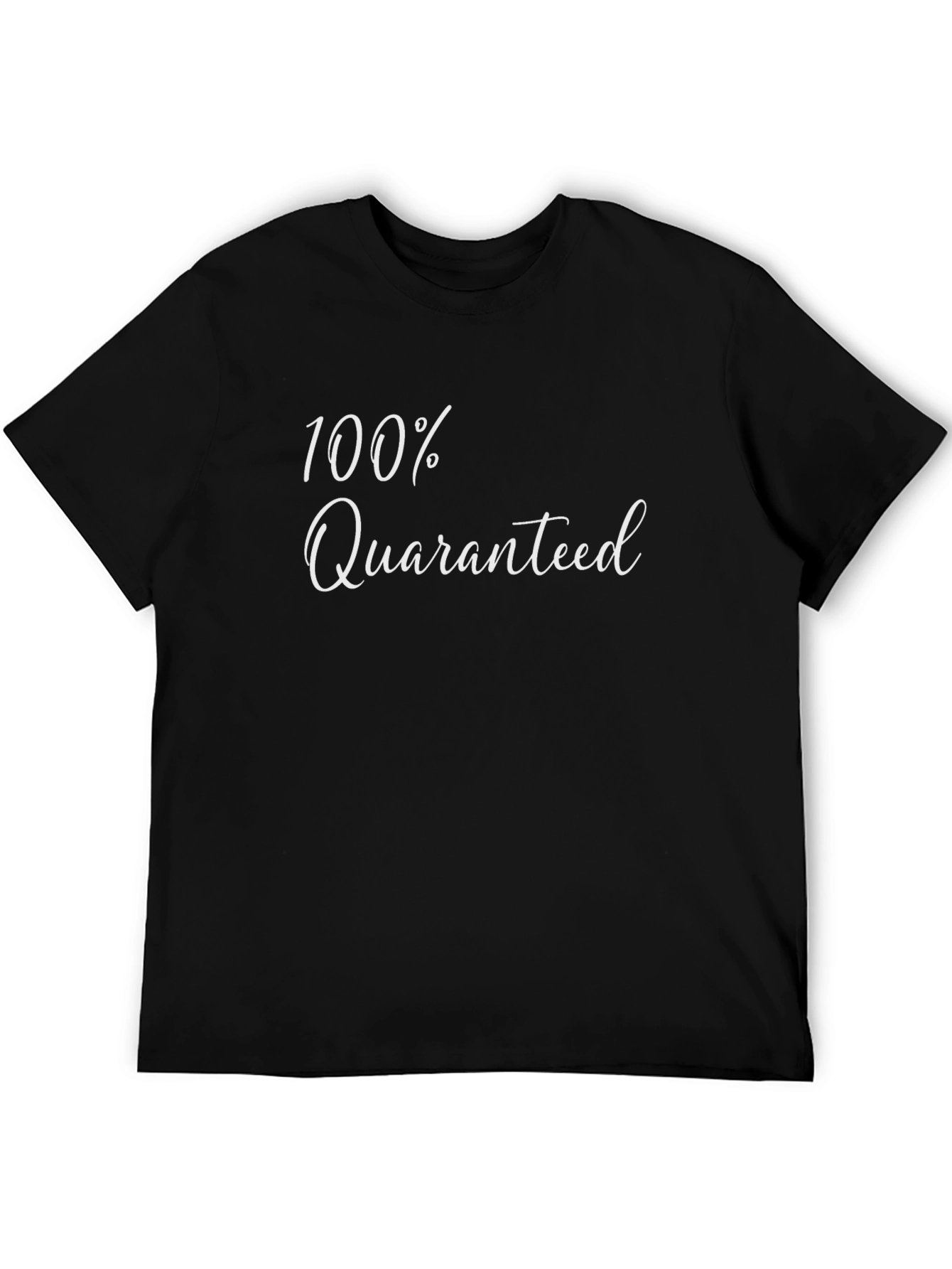 Black 100% Guaranteed Graphic Tee - Black, Men's view 5