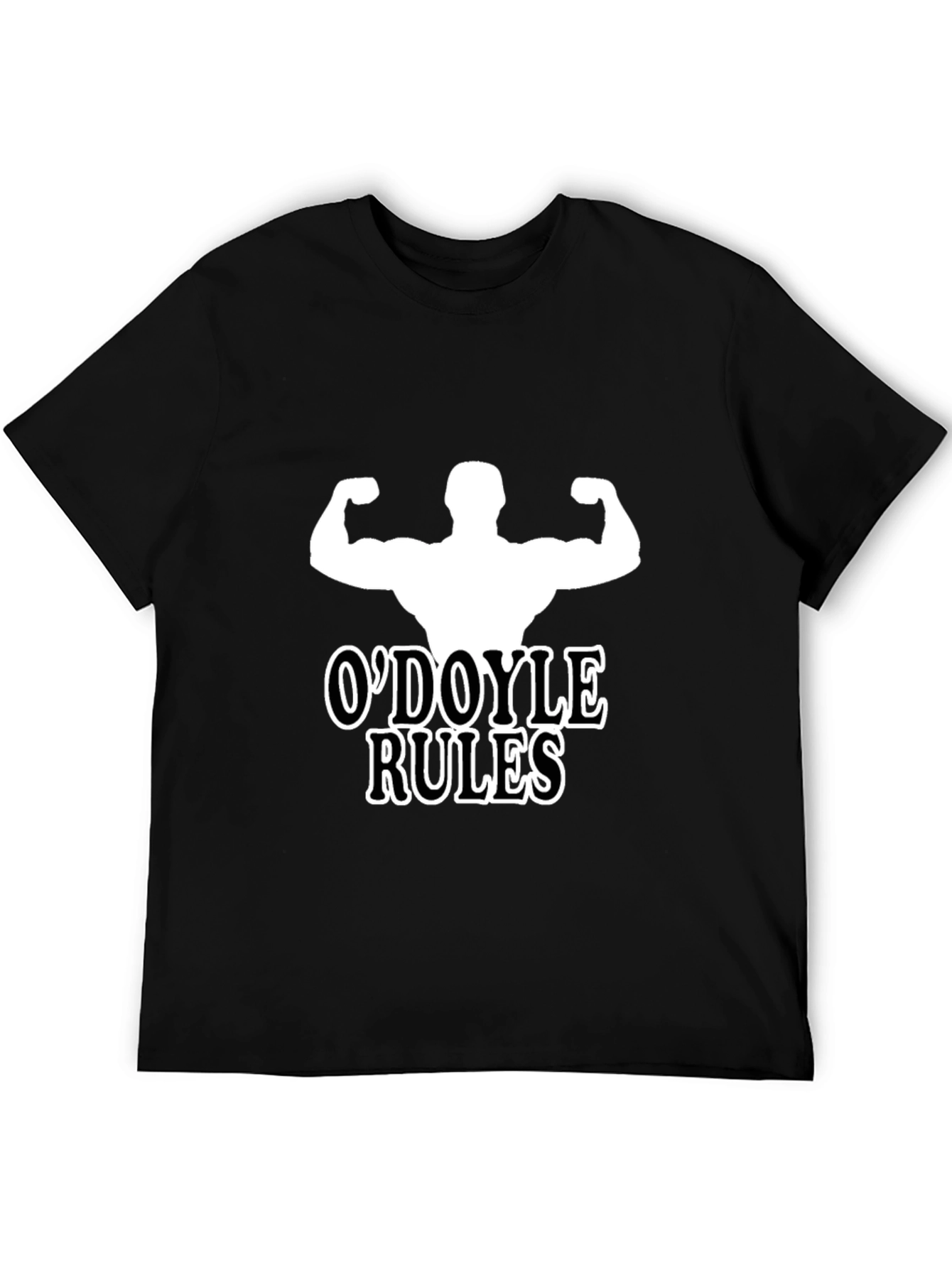 Black O'Doyle Rules Funny Muscle T-Shirt view 5