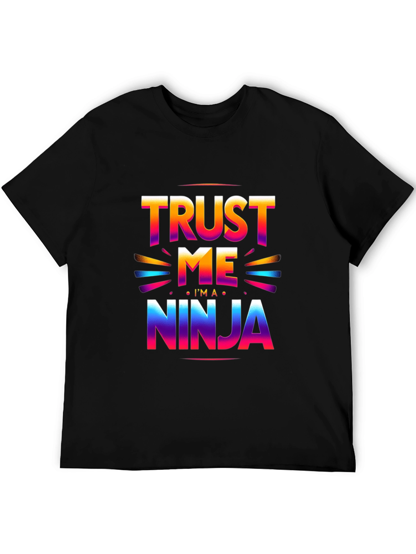 Black Trust Me, I'm a Ninja T-Shirt view 5