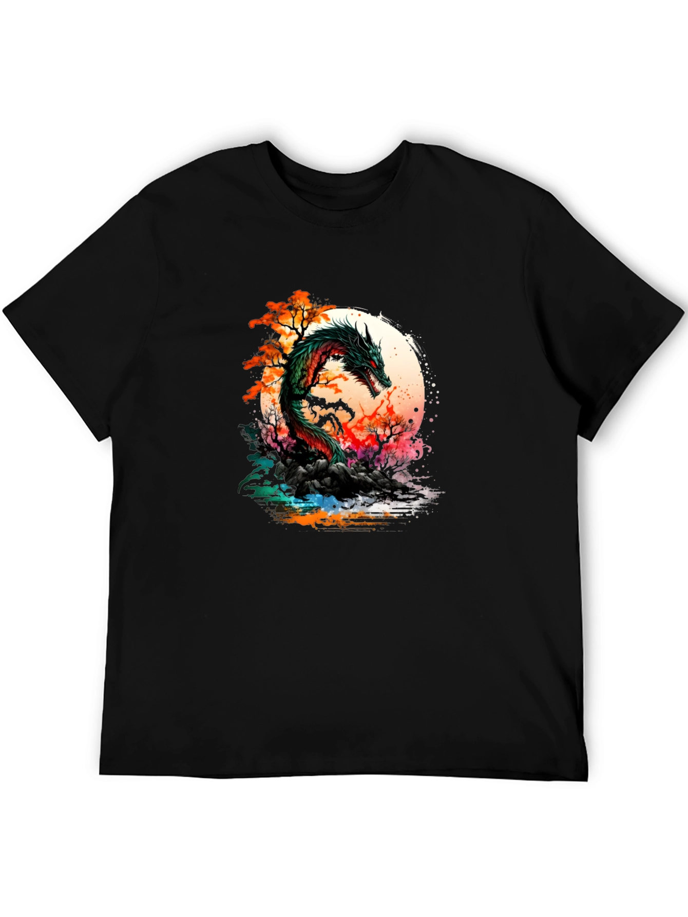 Black Dragon Graphic Tee - Unique Design view 5