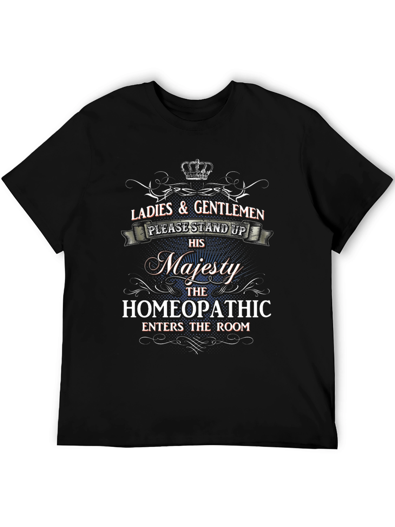 Black Homeopathic Majesty T-Shirt view 5