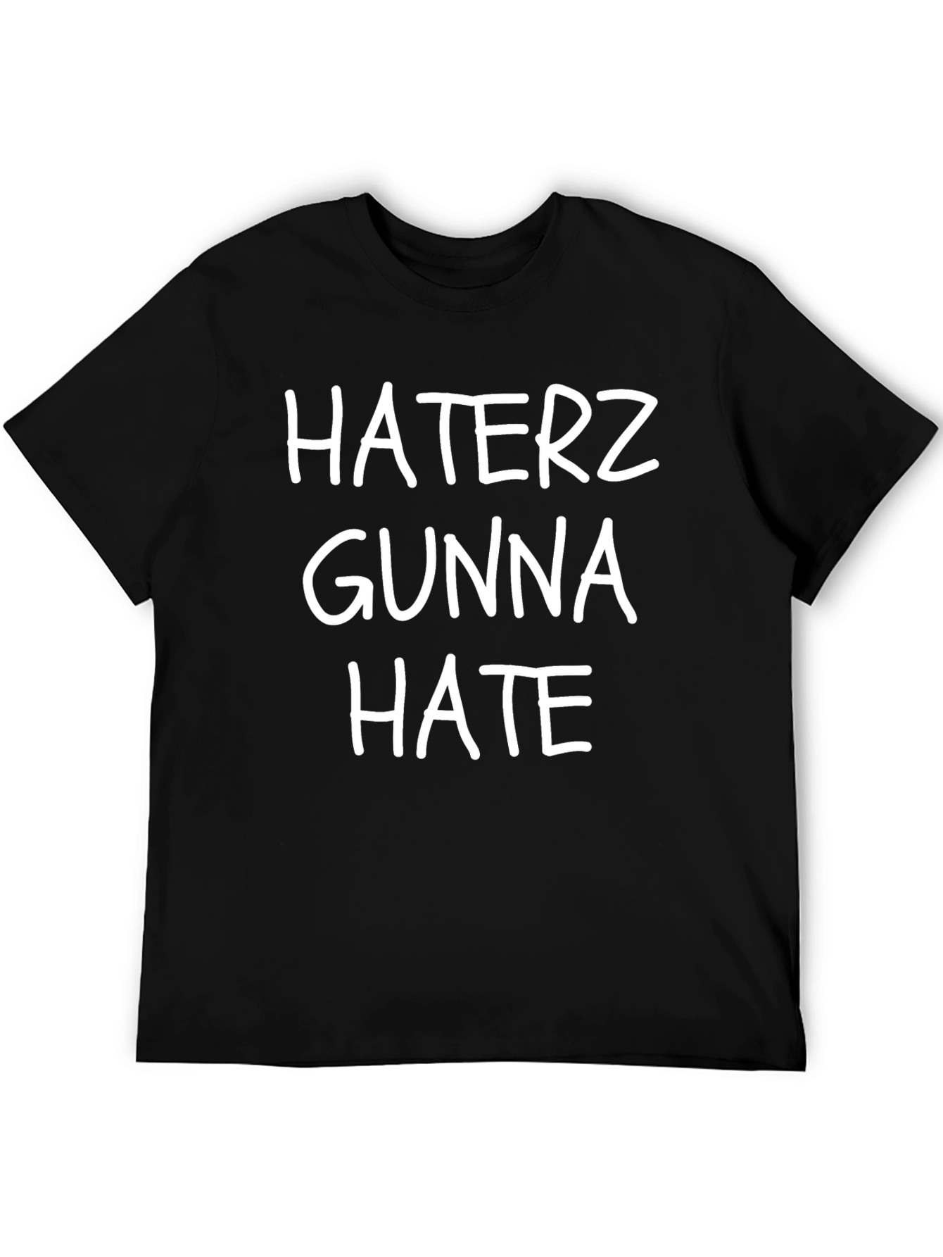 Black Haterz Gunna Hate Graphic Tee - Black T-Shirt view 5