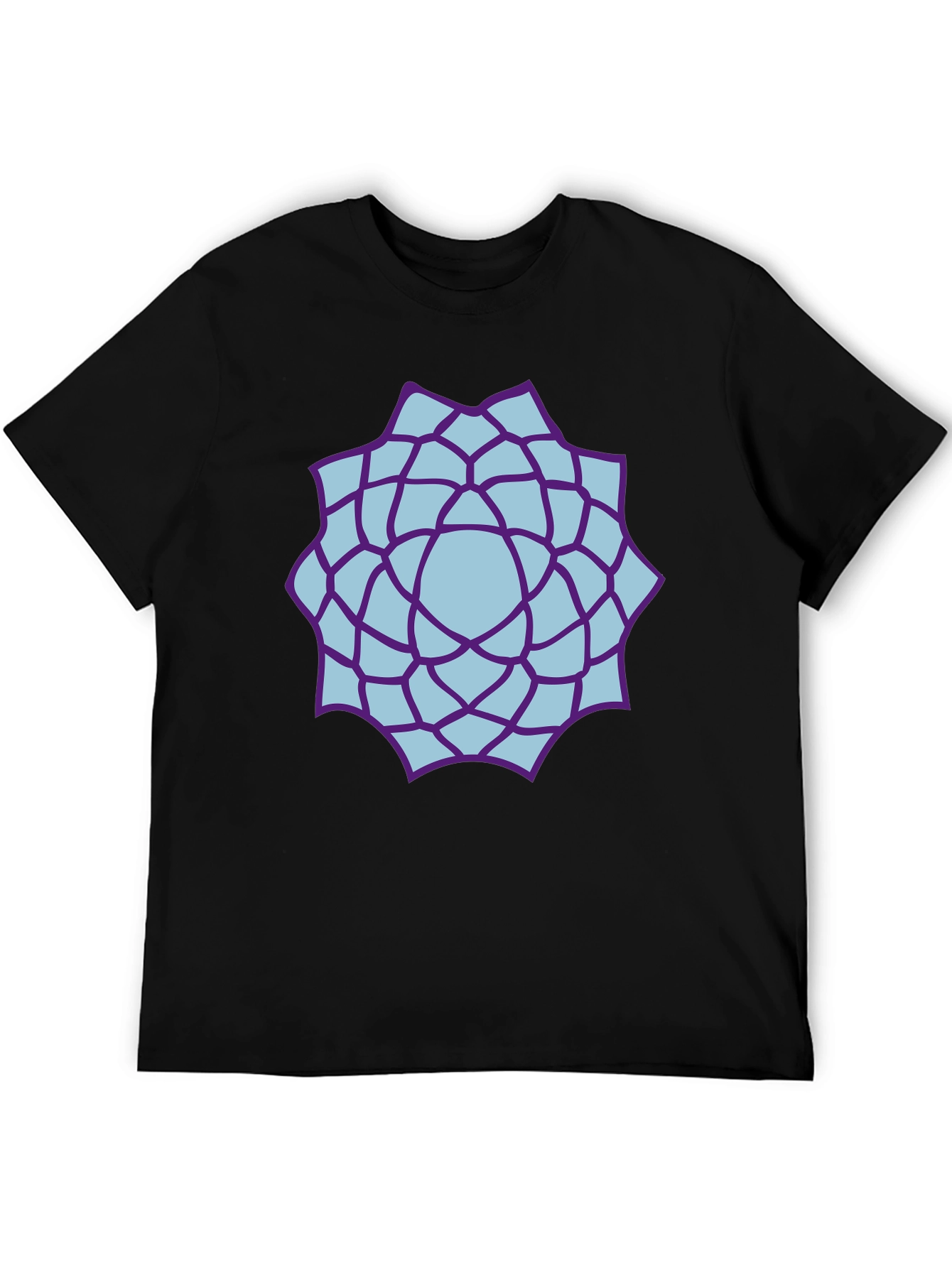 Black Crown Chakra Black T-Shirt view 5